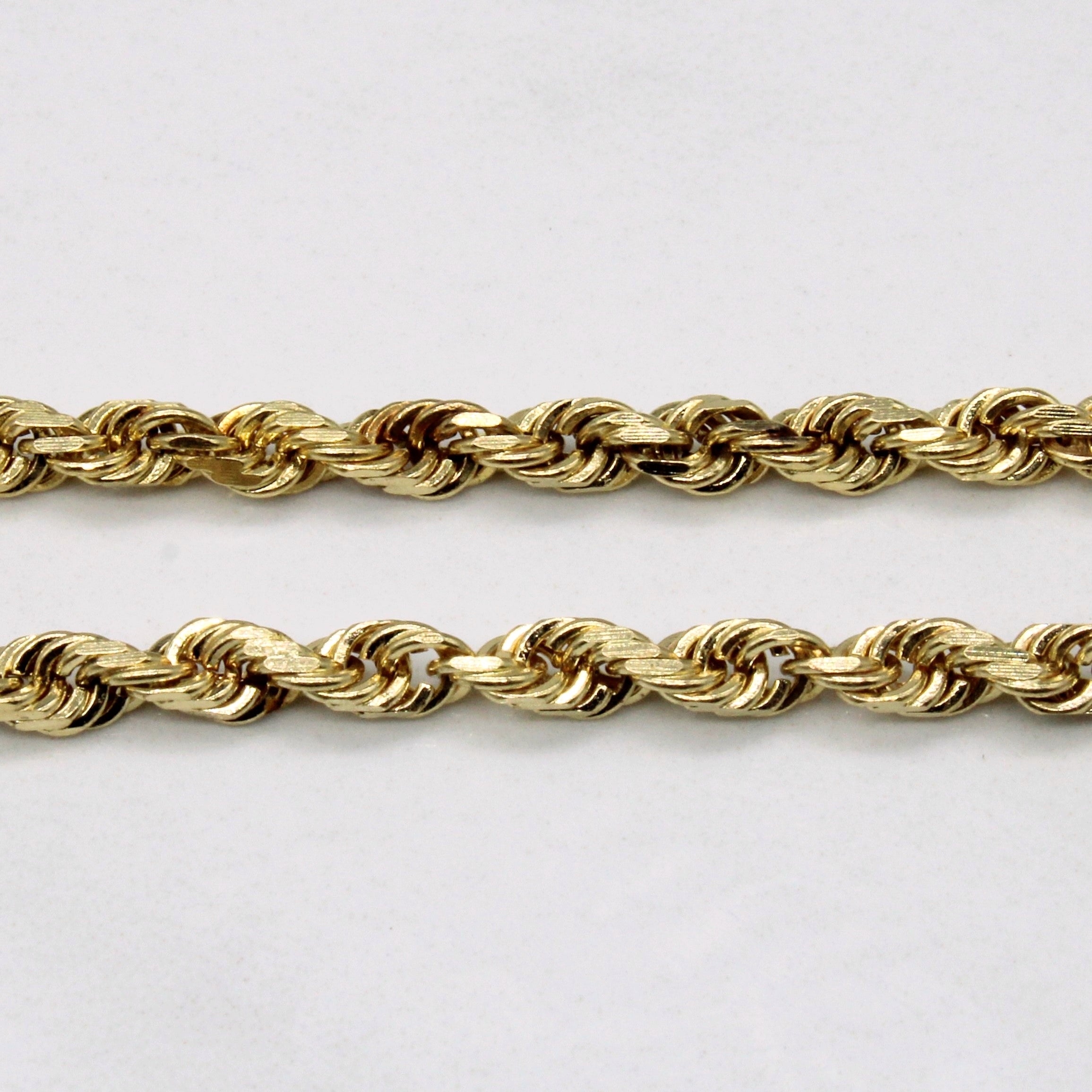 10K Yellow Gold Rope Chain Necklace 24 Inch - Elegant Dainty Jewelry for Women, Perfect for Layering, Everyday Wear & Special Occasions