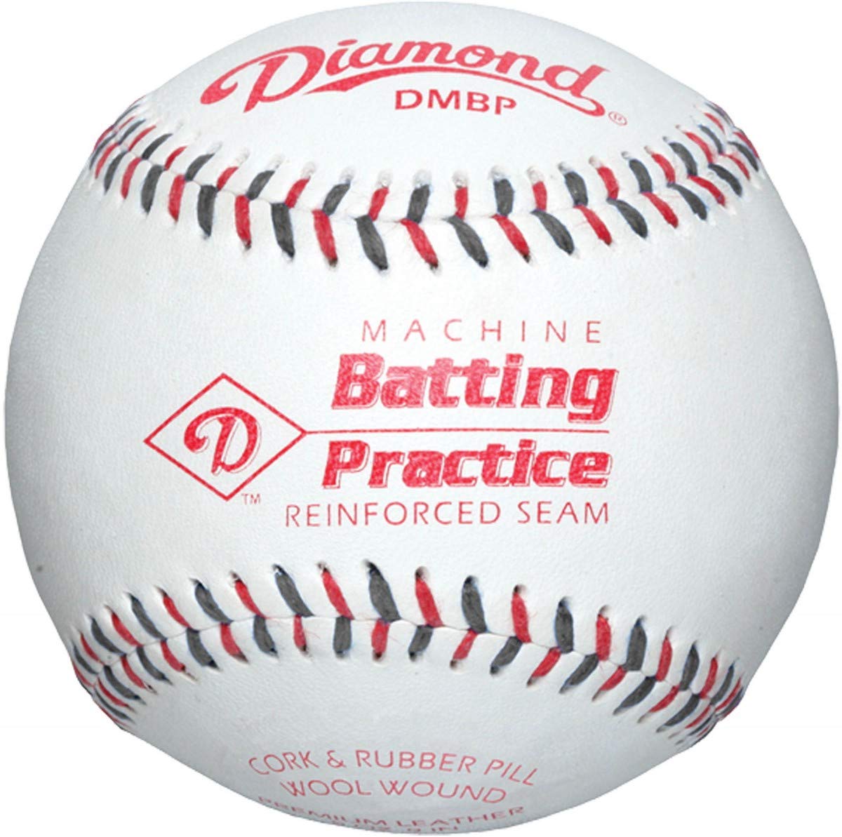 Premium Flat Seam Baseballs for Batting Practice - 12 Pack | Durable Machine Stitched Diamond Quality for Training & Drills | Perfect for Baseball, Softball & Backyard Practice