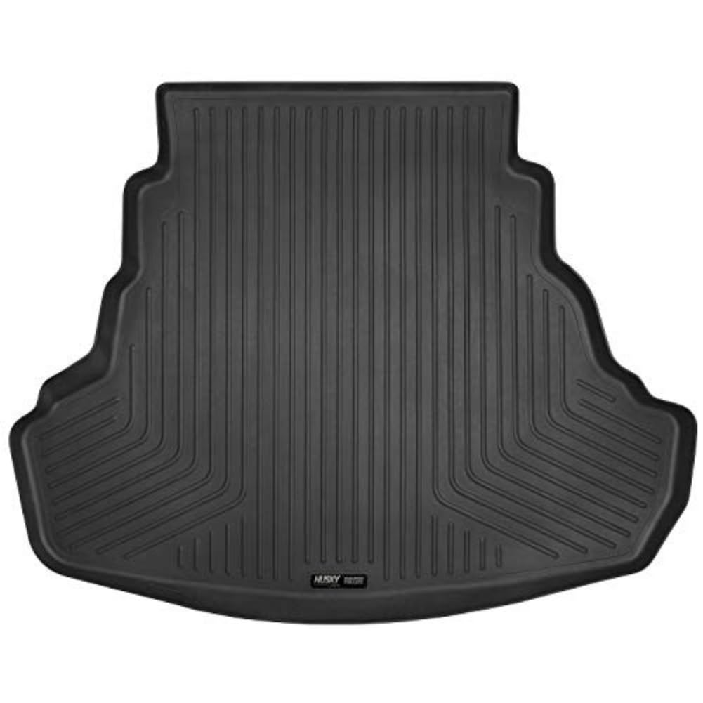 Husky Liners Weatherbeater Trunk Liner for 2015-2017 Toyota Camry LE/SE/XLE/XSE & 2016 Special Edition | Durable 1-Piece Black Car Mat (Model 44581) | Perfect for Road Trips, Grocery Hauling & Pet Transport