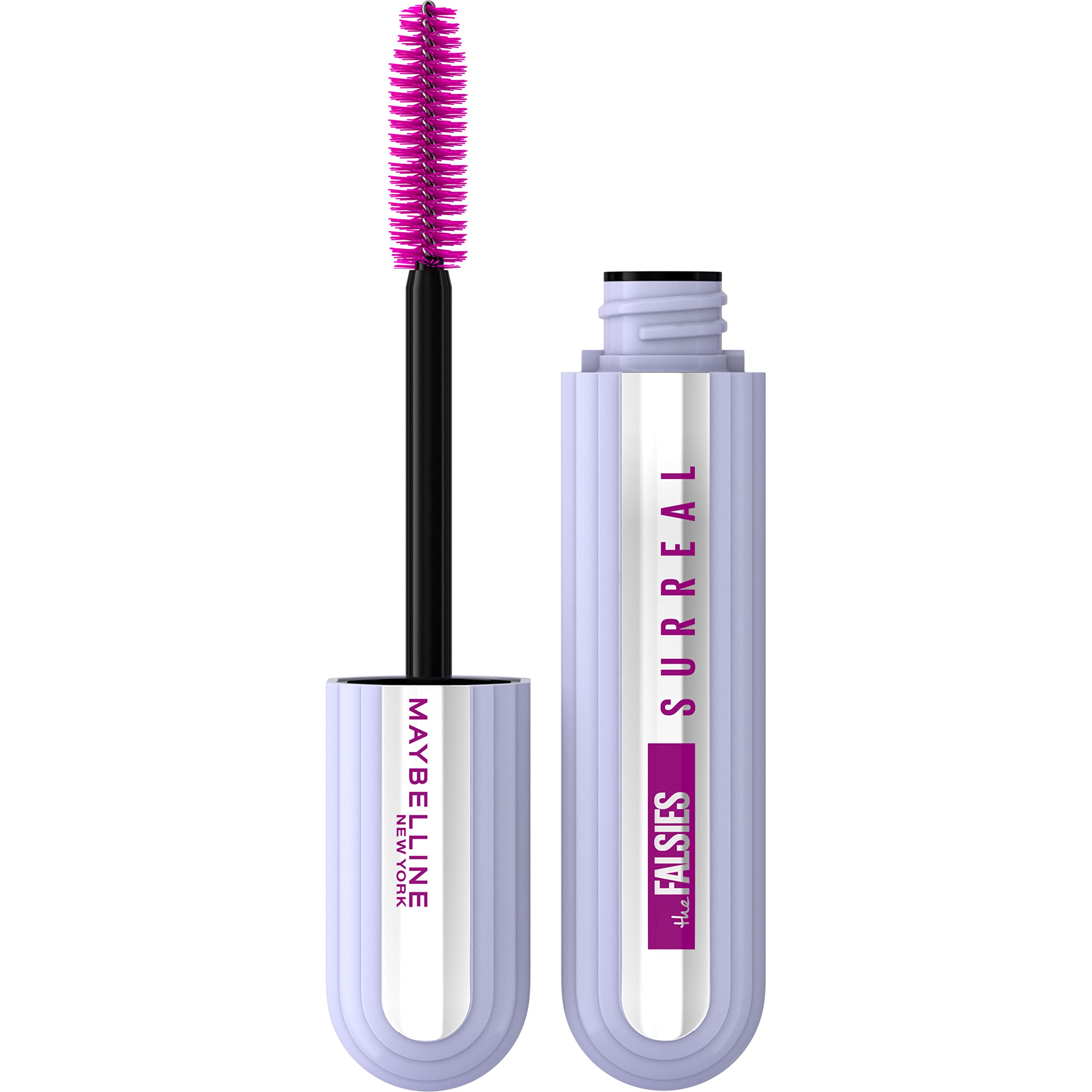 Maybelline The Falsies Surreal Extensions Washable Mascara - Volumizing & Lengthening Makeup in Very Black (1 Count) | Perfect for Dramatic Lashes & Everyday Glam
