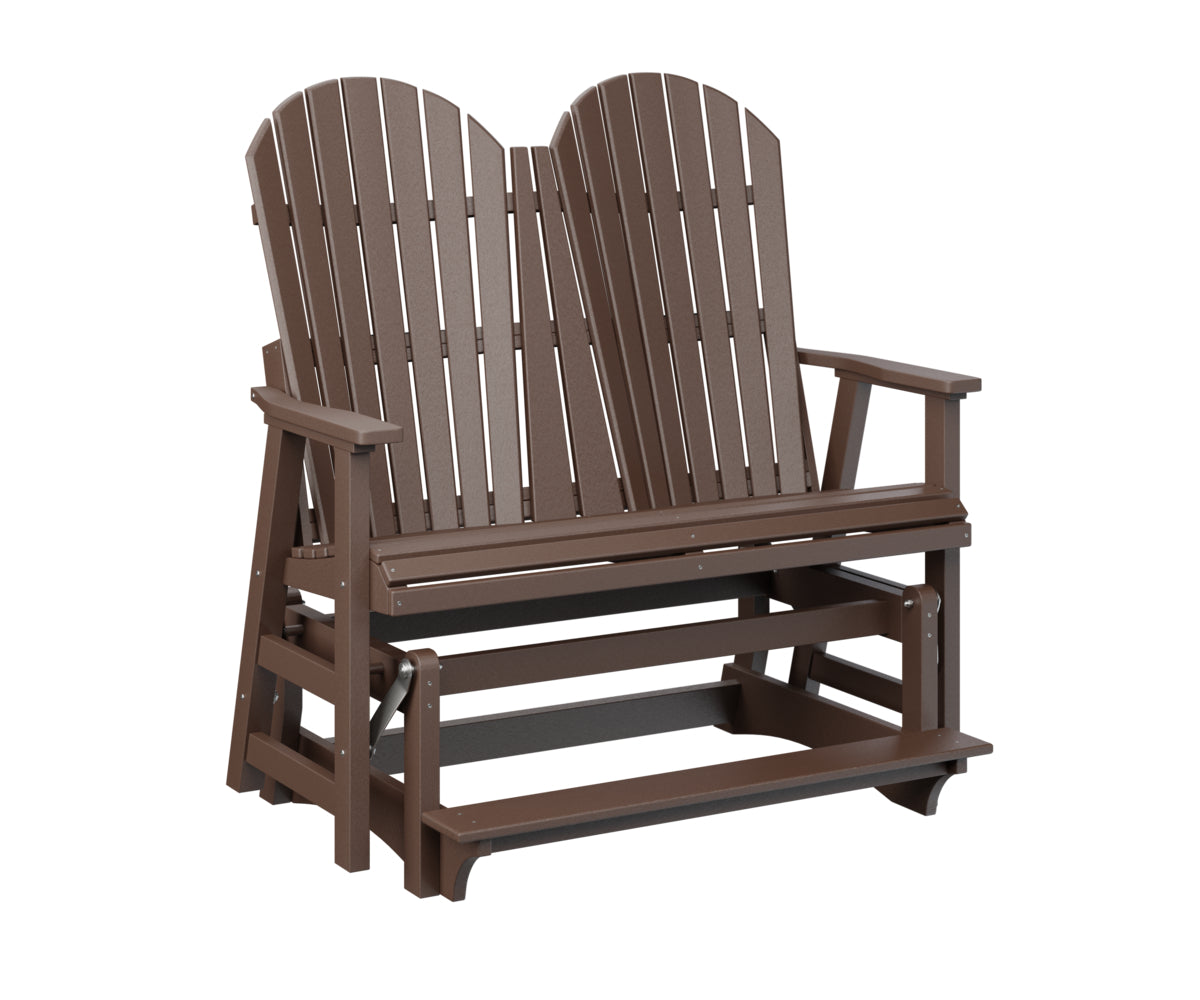 Berlin Gardens ComfoBack Double Counter Glider - Outdoor Patio Swing Bench for Porch, Garden, Deck & Backyard Relaxation
