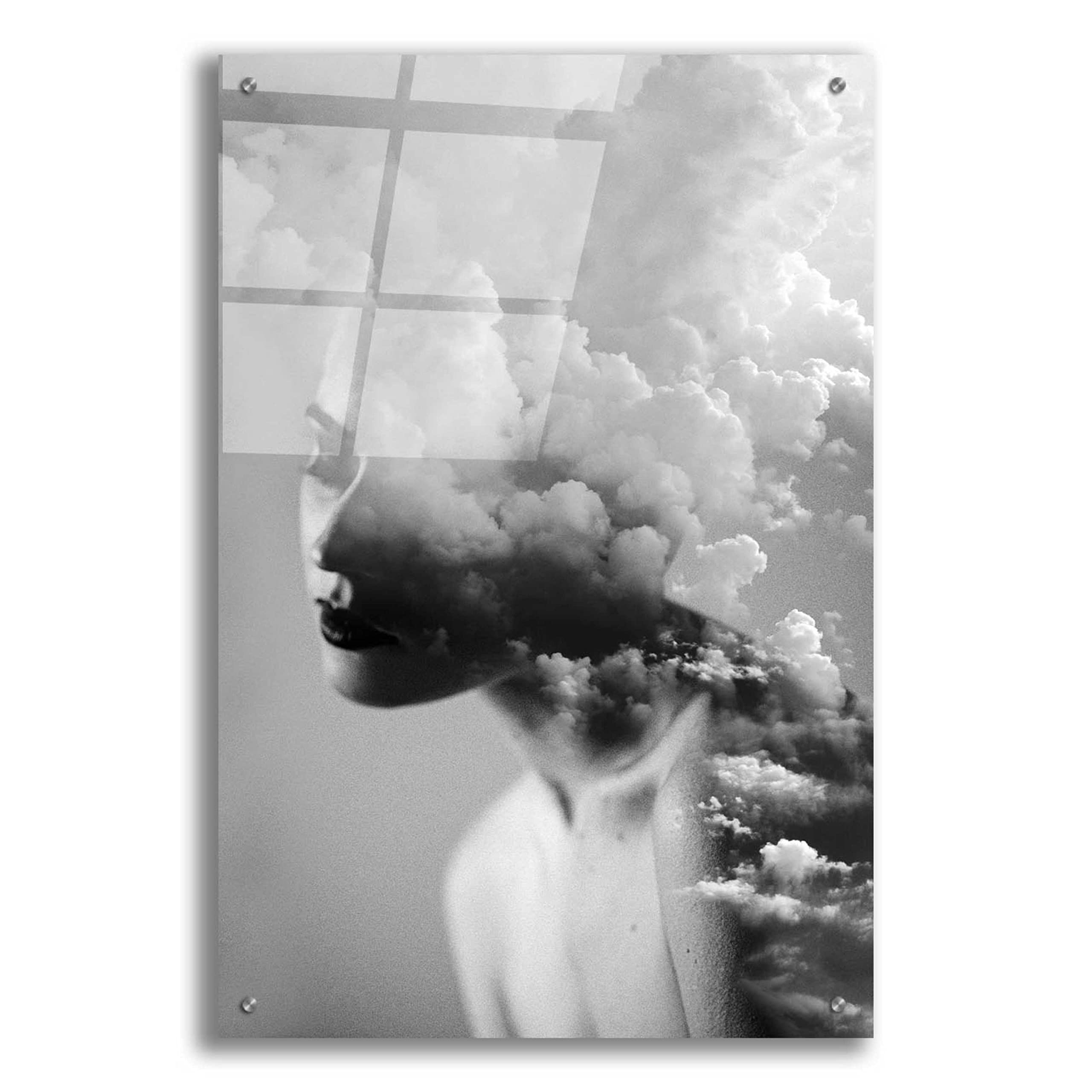 Epic Art 'Cloudy Mind' by Design Fabrikken - Premium Acrylic Glass Wall Art 24x36 Inches - Modern Home & Office Decor for Living Room, Bedroom or Workspace