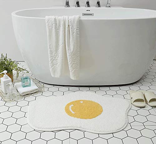 Non-Slip Bath Rug - Super Soft Absorbent Shaggy Tub Mat for Bathroom, Dorm Room & Kids - 21x29.5 Inch Skidproof Doormat - Perfect for Bathroom Safety, Kitchen Floor Decor & Living Room Coziness