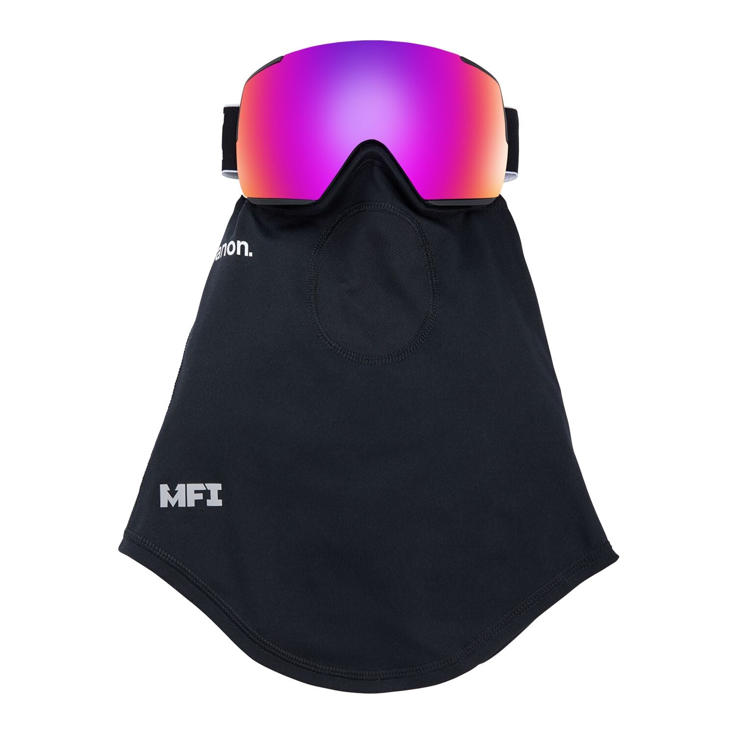 Anon M5S Snow Goggles - Black with Perceive Sunny Red Lens for Skiing & Snowboarding - UV Protection & Anti-Fog for Winter Sports