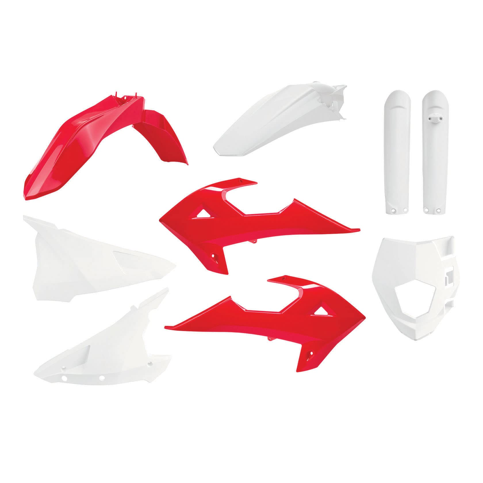 Polisport DGP Replica Plastic Kit - 91030 | Dirt Bike Body Replacement Parts for Honda CRF, KTM, Yamaha & More | Off-Road Motorcycle Protection & Style Upgrade