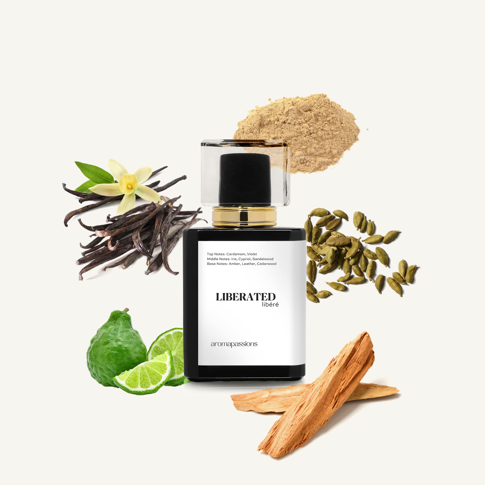 LIBERATED Pheromone Perfume for Men & Women - Santal 33 Inspired Long Lasting Cologne | Extrait De Parfum Essential Oil Fragrance | Perfect for Date Night, Office & Special Occasions