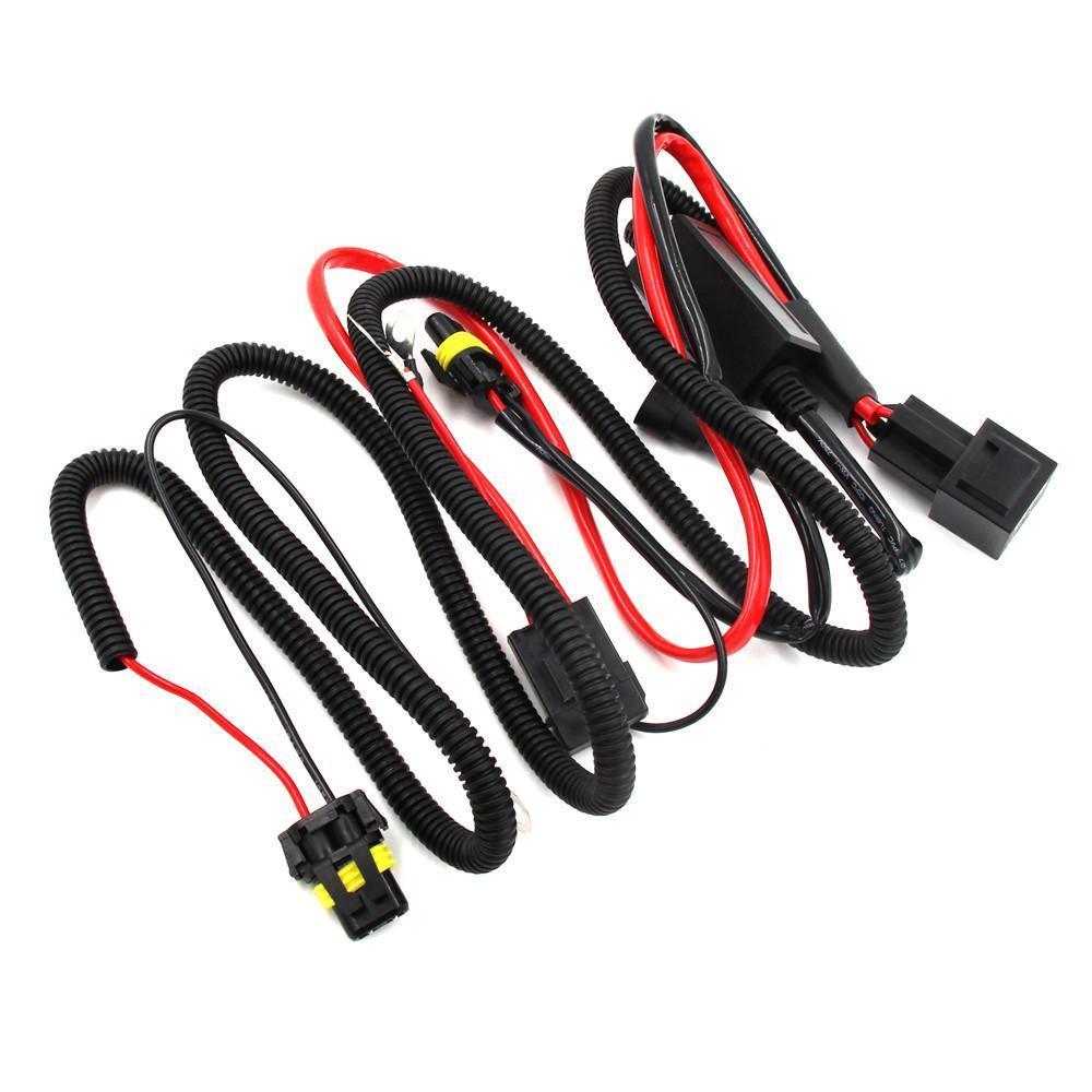 9005 (HB3) LED Headlight Bulbs with DRL, Anti-Flicker Wiring Harness & Relay Kit - High/Low Beam Conversion for Cars, Trucks, SUVs - Easy Installation, Plug & Play Design
