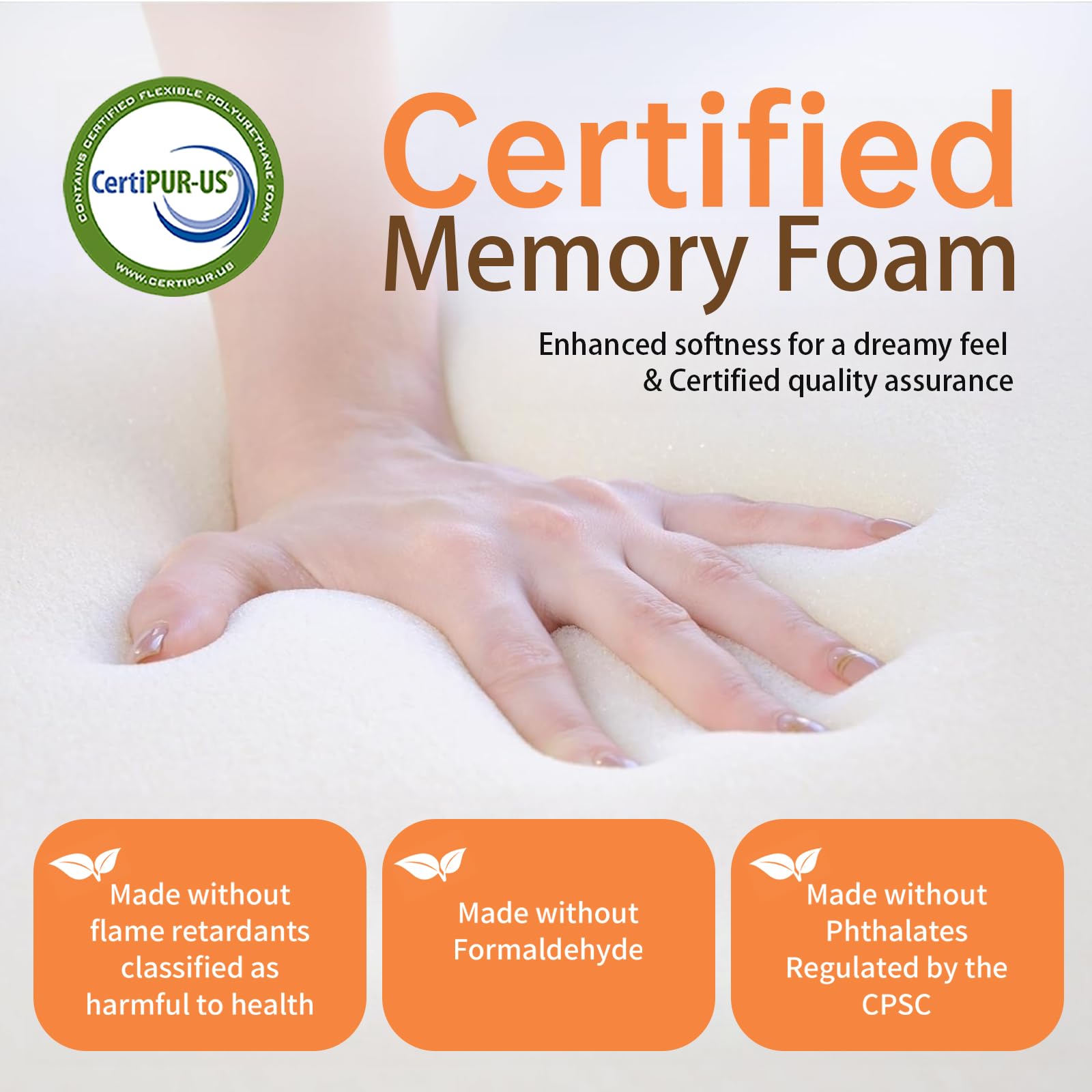 Breathable Memory Foam Pack N Play Mattress for Toddlers - 38