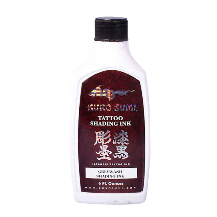 Kuro Sumi Grey Wash Tattoo Ink - Professional Quality for Realistic Grey Wash Tattoos | Perfect for Shading, Portraits & Black & Grey Tattoo Art