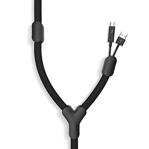 Bluelounge Soba - Premium Cable Organizer for Home & Office - Tangle-Free Cord Management Solution for Desks, TVs, and Electronics
