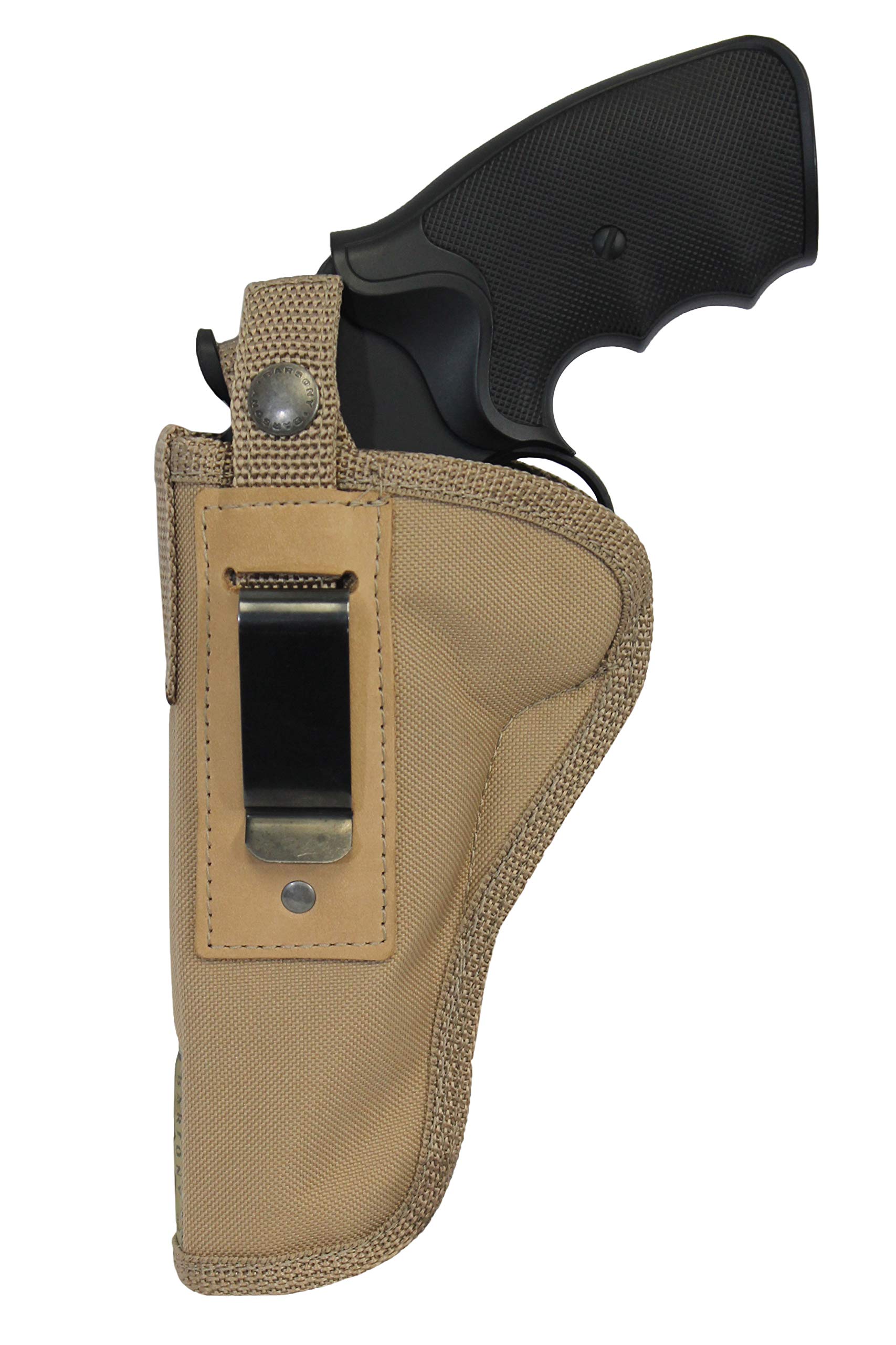 Barsony Desert Sand OWB Holster for Ruger New Model Bearcat 4.2in Barrel - Left Hand Draw - Perfect for Concealed Carry & Outdoor Activities