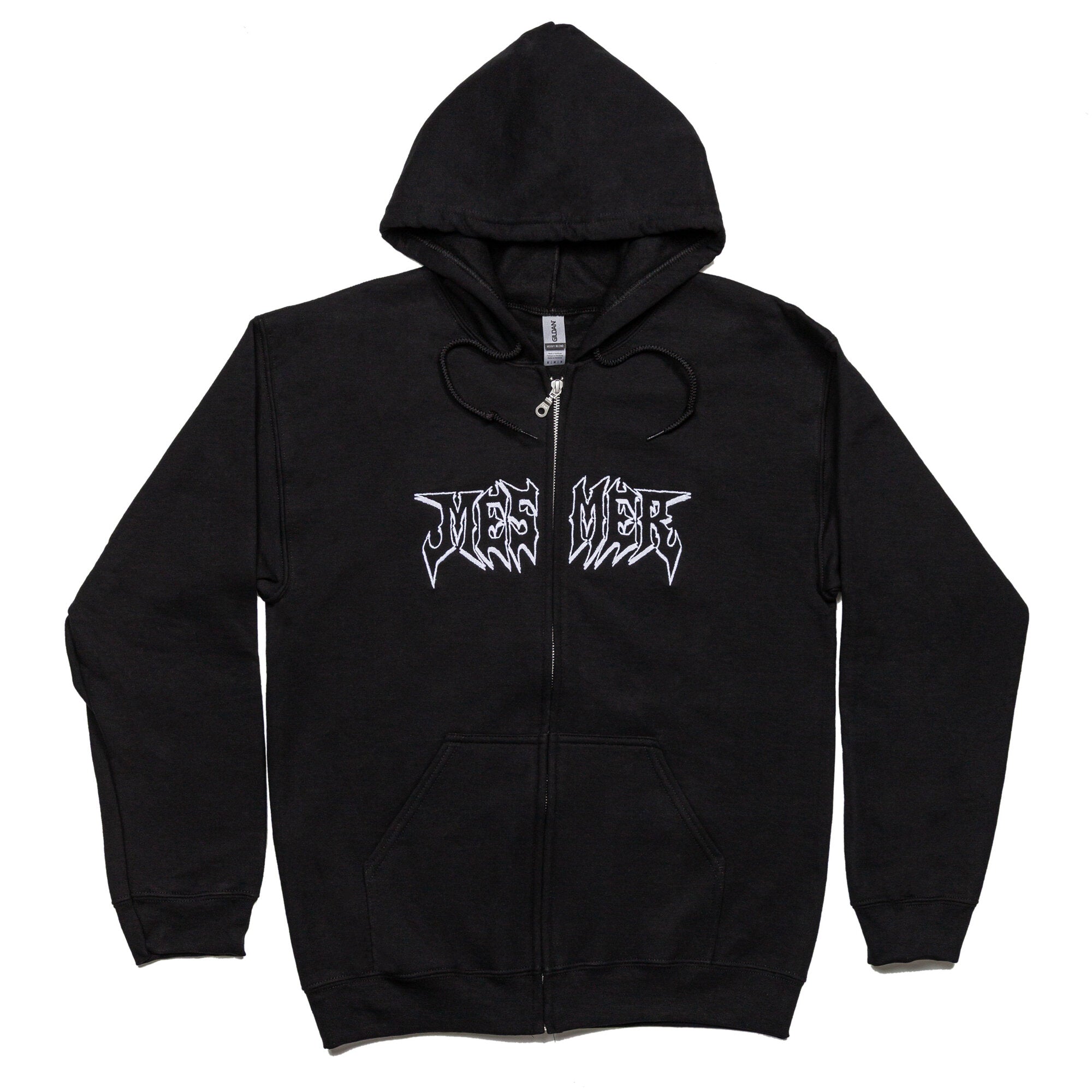 Gothic Zipped Hooded Sweatshirt - Dark Aesthetic Streetwear for Men & Women | Perfect for Halloween, Concerts, and Alternative Fashion
