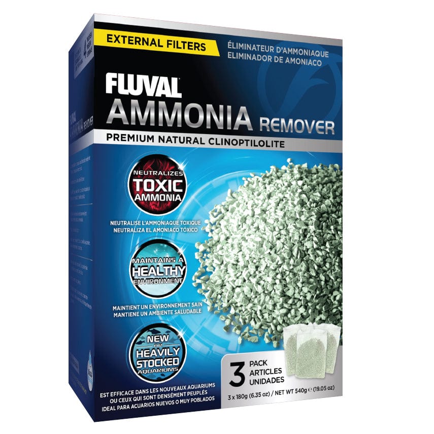 Fluval Ammonia Remover Filter Insert for Aquariums - Eliminates Harmful Ammonia in Fish Tanks | Ideal for Freshwater & Saltwater Aquariums, Fish Bowls & Aquatic Habitats