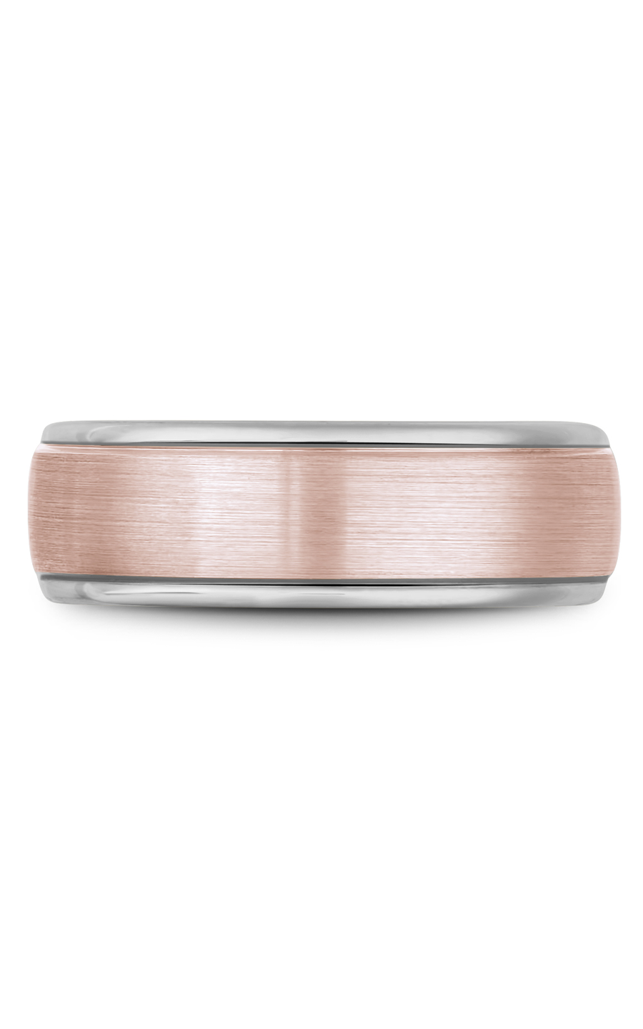 Bleu Royale Men's Wedding Band Ring RYL 058RW75 - 14K White Gold Diamond Ring for Groom, Engagement & Anniversary Gift - Perfect for Weddings, Proposals & Special Occasions