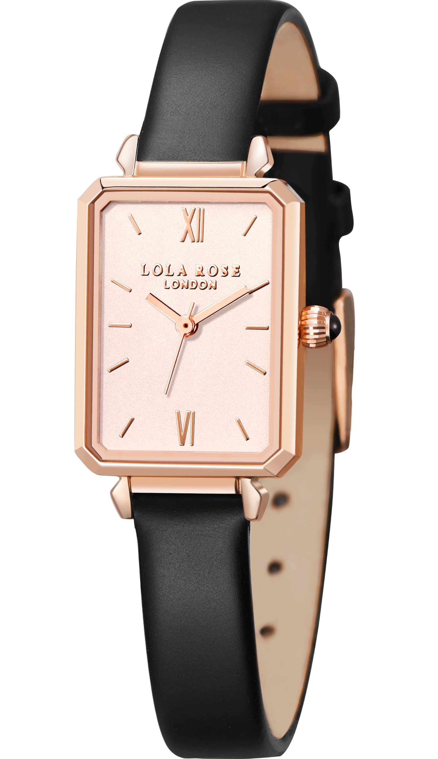 Lola Rose Cube Collection Women's Watches - Elegant Mini Square Gemstone Dial Wristwatch for Ladies | Perfect for Office, Party & Everyday Wear