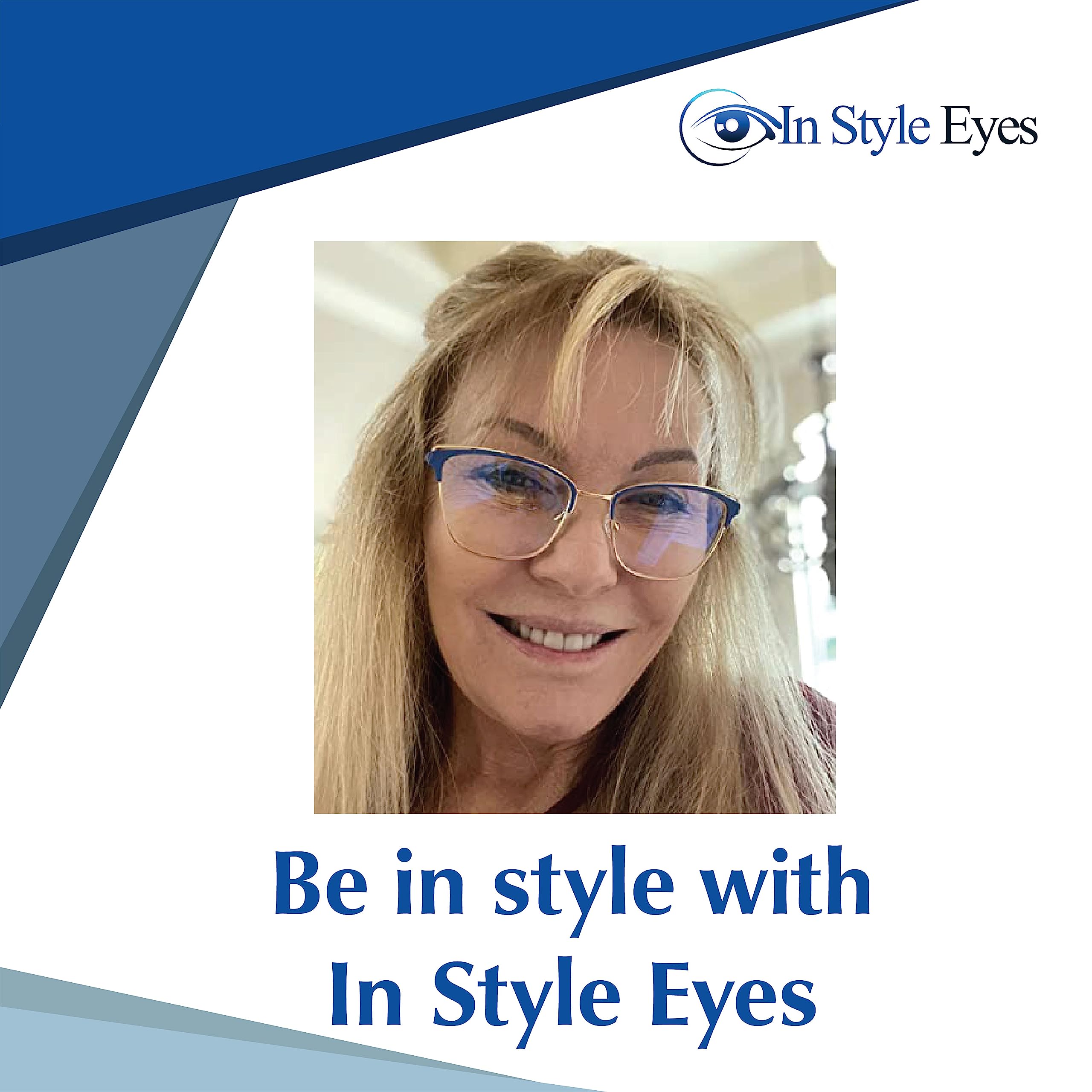 Blue Light Blocking Glasses - Classic Browline Readers for Computer & Reading