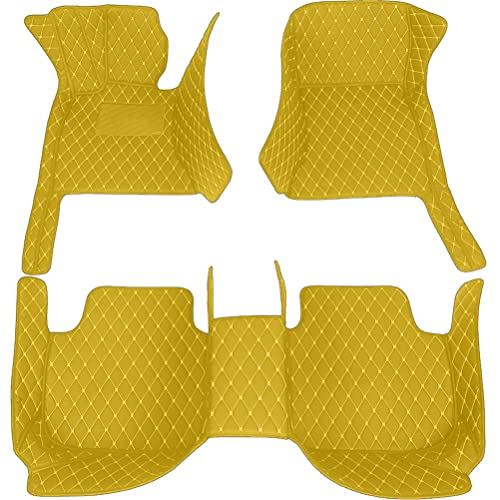 yellow car floor mats