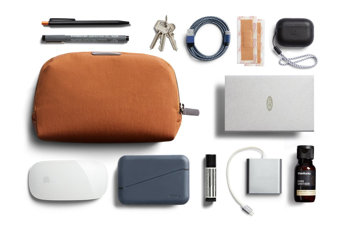 Bellroy Premium Leather Desk Organizer - Stylish & Functional Office Desk Caddy for Pens, Notebooks & Accessories | Perfect Home Office & Workspace Organization