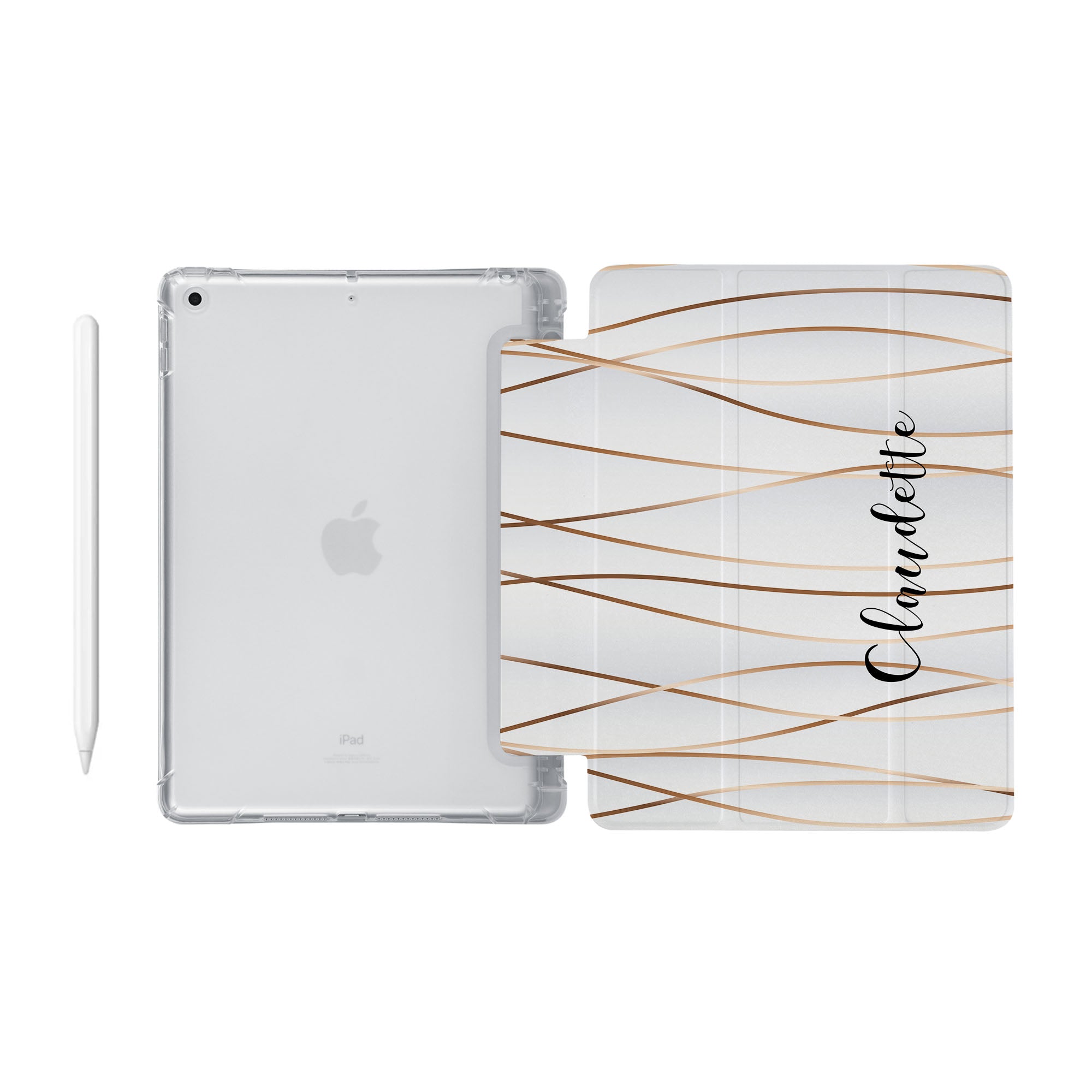 Premium iPad See-Through Case - Slim Transparent Protective Cover for iPad Pro/Air/Mini | Durable Scratch-Resistant Design for Work, School & Travel