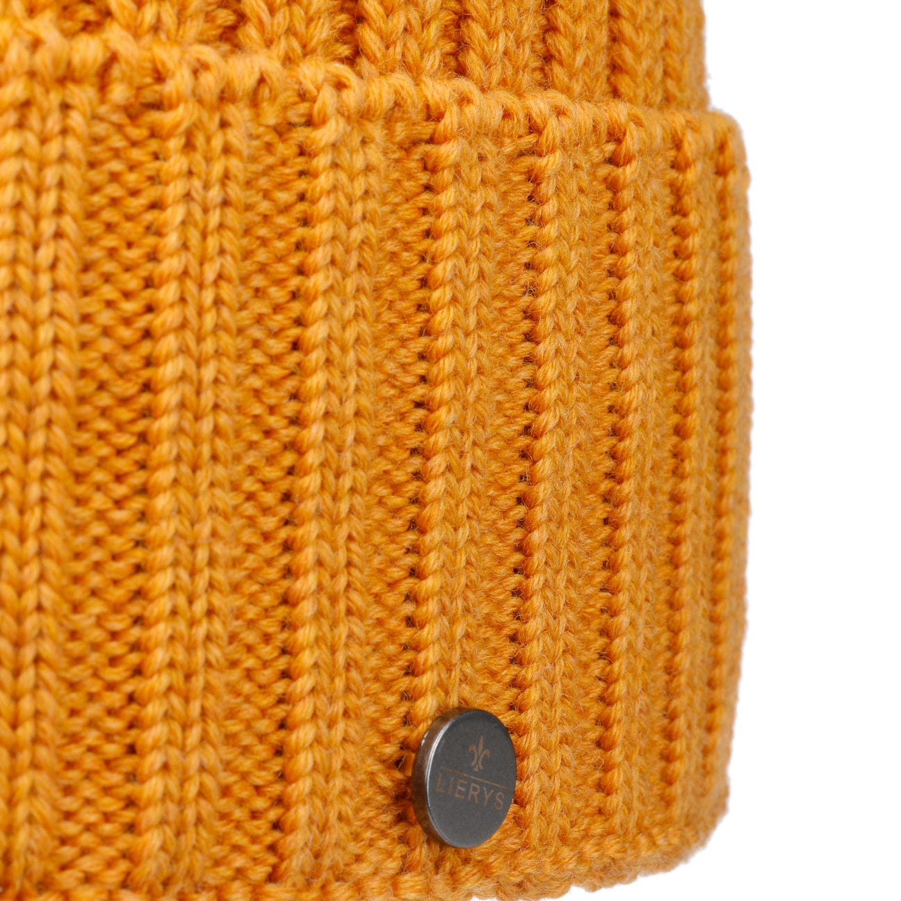 Lierys Merino Wool Rib Knit Beanie - Soft Winter Hat for Men & Women - Perfect for Skiing, Hiking & Cold Weather Activities