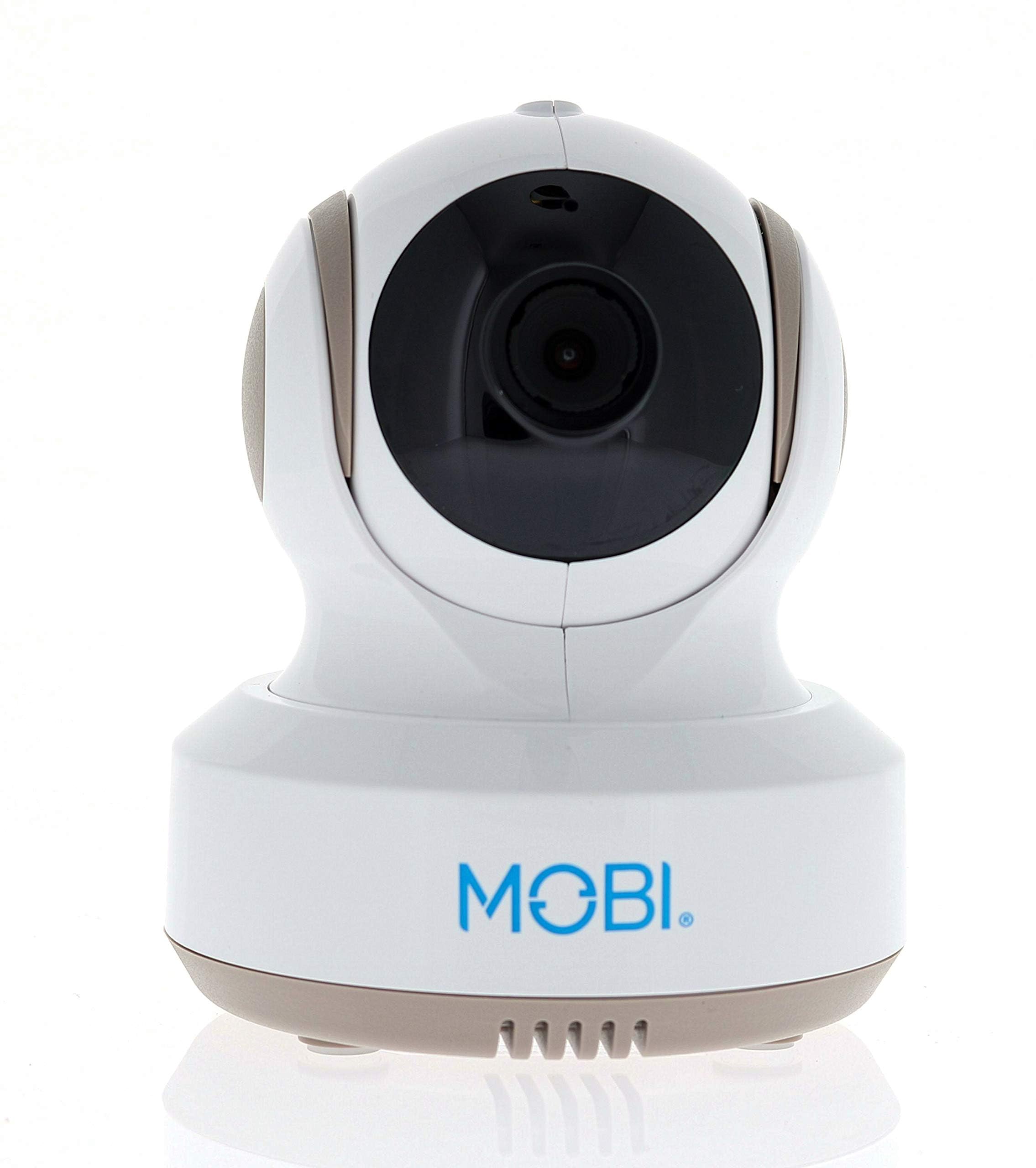 MOBI MobiCam DXR-M1 Smart Baby Monitor with Auto Tracking, Night Vision, Remote Pan-Tilt, Lullabies & Quad View - Ideal for Nursery, Daycare & Home Security Monitoring