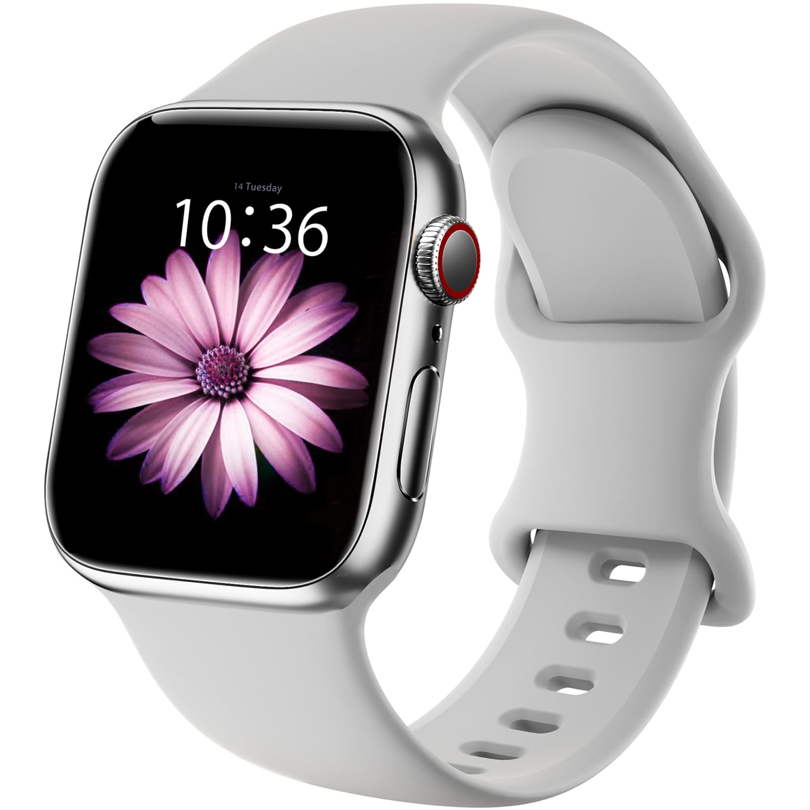 Premium Sport Bands for Apple Watch 38mm 40mm 41mm 42mm 44mm 45mm 49mm - Soft Silicone Waterproof Strap Compatible with iWatch Ultra 2, Series 9/8/7/6/5/4/3/2/1 & SE - Perfect for Running, Swimming & Everyday Wear (Unisex Design for Men & Women)