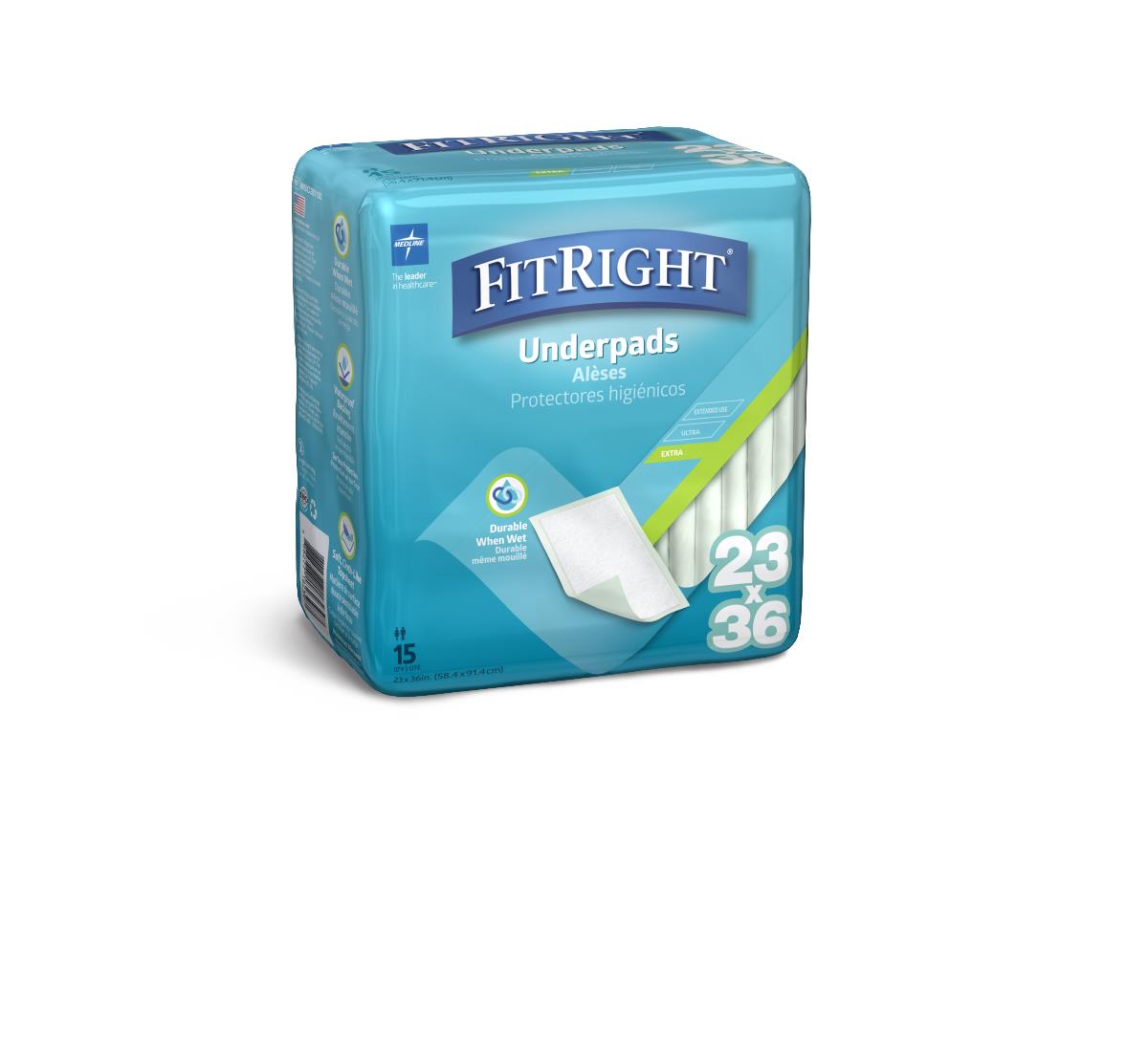 FitRight Underpads - Premium Disposable Bed Pads for Incontinence Protection | Waterproof & Absorbent | Ideal for Elderly Care, Post-Surgery & Home Healthcare
