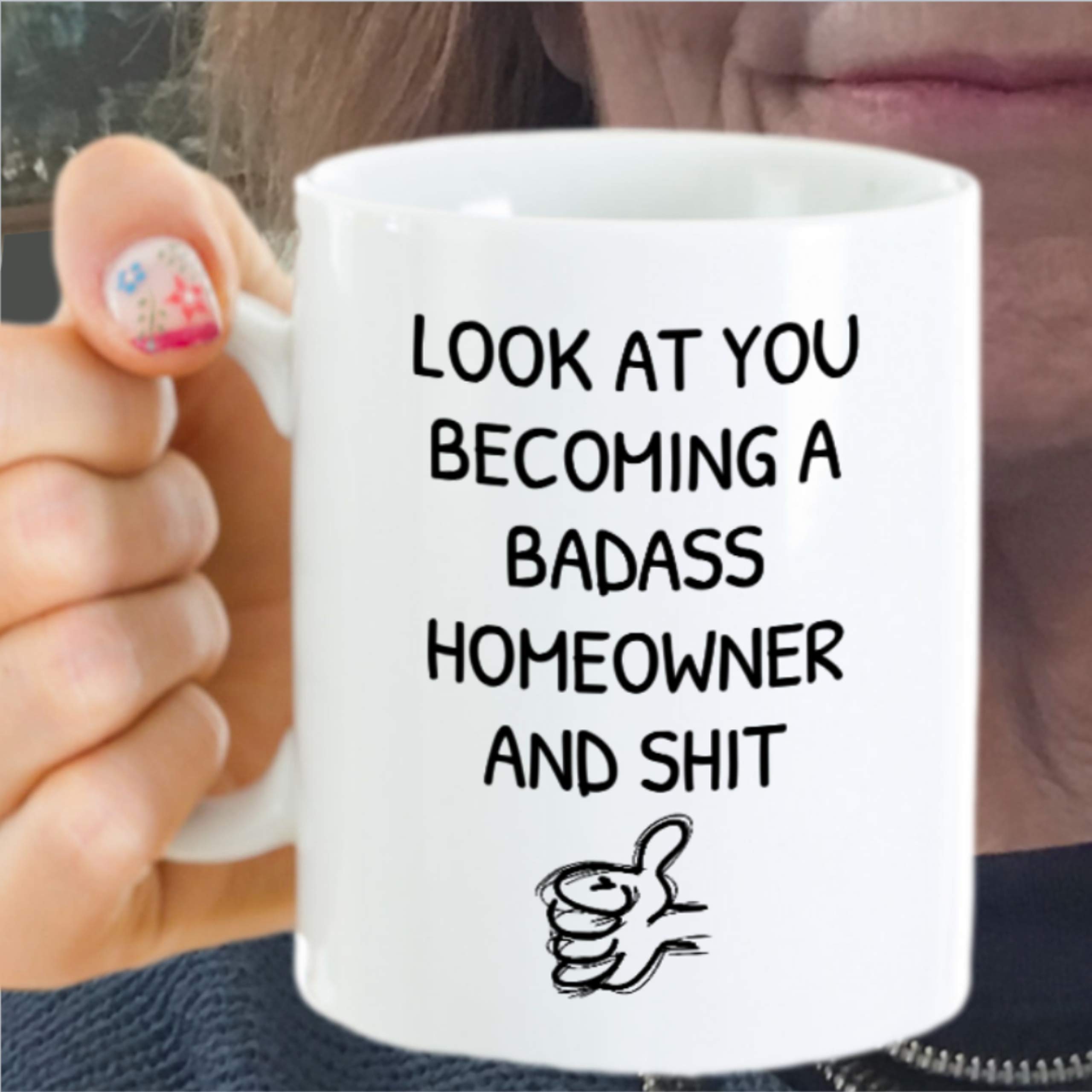15 oz White New Homeowner Coffee Mug - Funny Housewarming Gift for Couples, Men & Women - Perfect for Coffee, Tea & Office Use