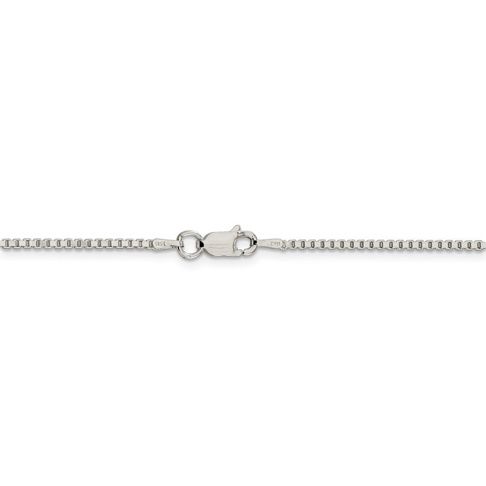 925 Sterling Silver 1.5mm Box Chain Necklace for Women & Men - Durable Lobster Clasp Jewelry for Everyday Wear, Gifts & Special Occasions