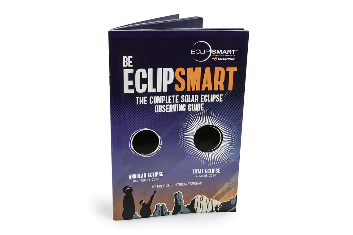 EclipSmart 3-Piece Solar Eclipse Observing & Photography Kit - Safe Solar Viewing Glasses, Telescope Filter & Smartphone Adapter for Eclipse Watching & Astrophotography