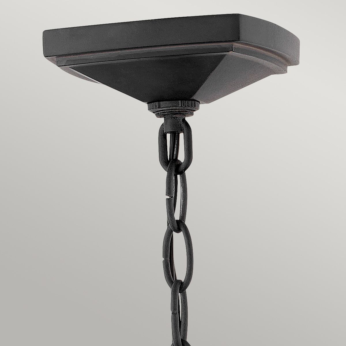 Alford Place 1/3Lt Small Chain Lantern - Museum Black IP44 E27 Outdoor Wall Light for Patio, Garden & Porch Lighting