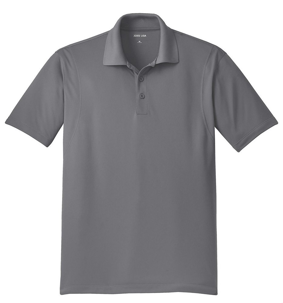 Joe's USA Men's Moisture-Wicking MicroPique Golf Polo Shirts - Regular, Big & Tall Sizes - Perfect for Golf, Business Casual & Summer Outdoor Activities