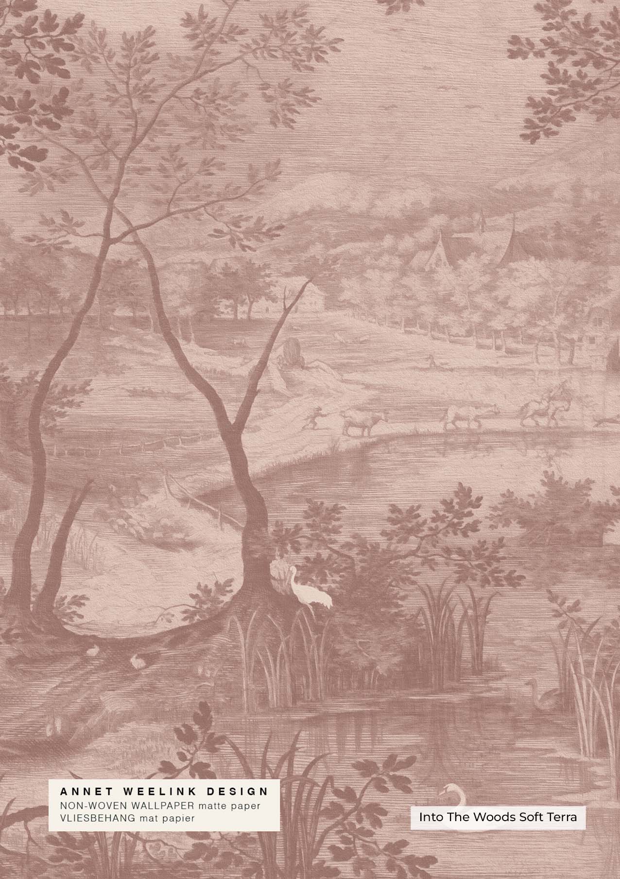 Into the Woods Wallpaper Sample - Premium Peel & Stick Wallpaper for Home Decor - Perfect for Living Room, Bedroom, and Nursery Renovation