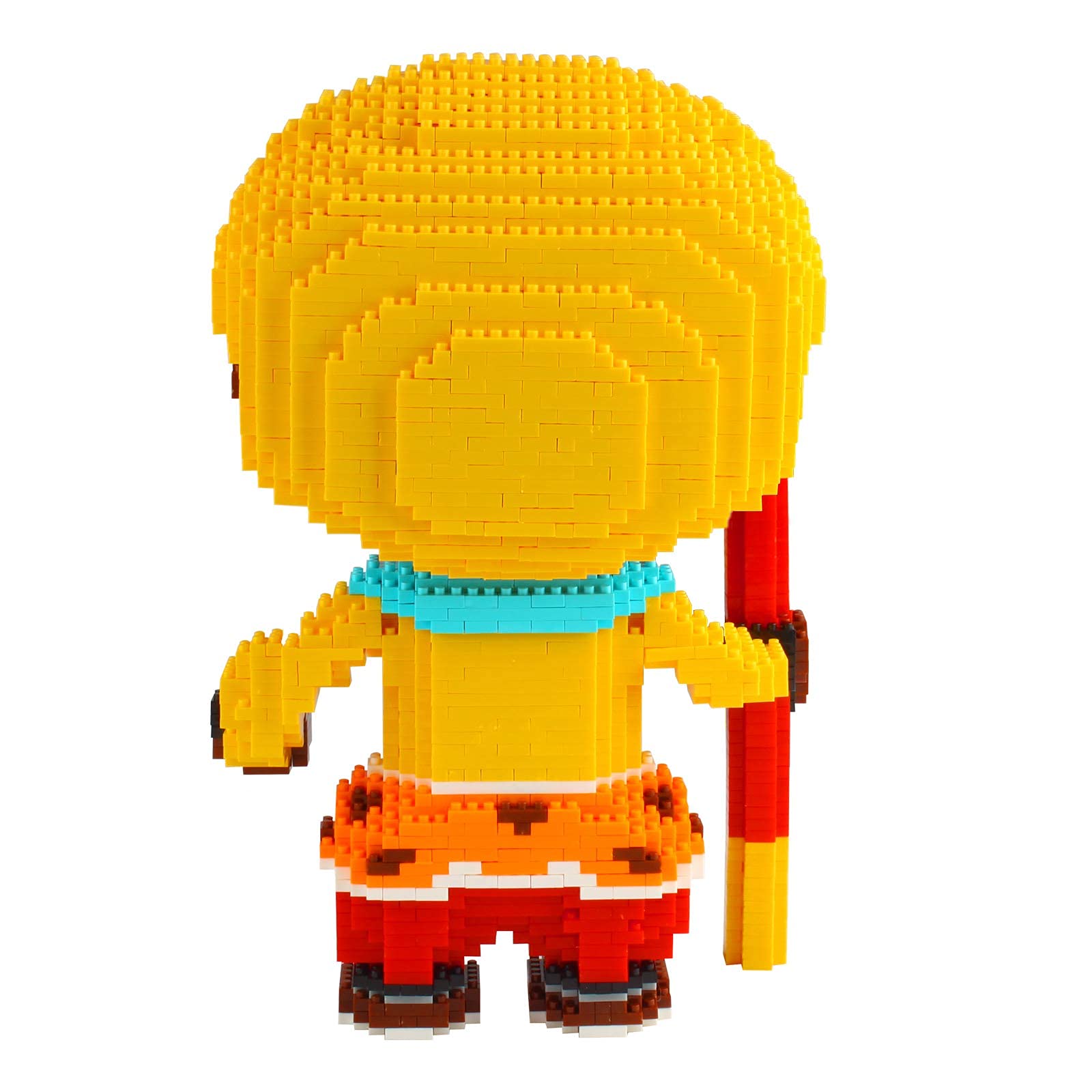 Larcele 3496-Piece Micro Building Blocks - Monkey King Mini Bricks Toy Set (Model KLJM-02/4748) | Creative STEM Educational Gift for Kids & Adults | Perfect for Home Decor, Office Display & Collectors