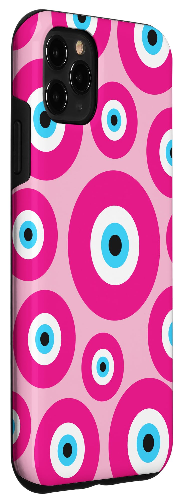 iPhone 11 Pro Max Case - Pink Evil Eye Protection Cover | Slim Fit, Scratch Resistant | Perfect for Everyday Use, Travel & Gift Giving