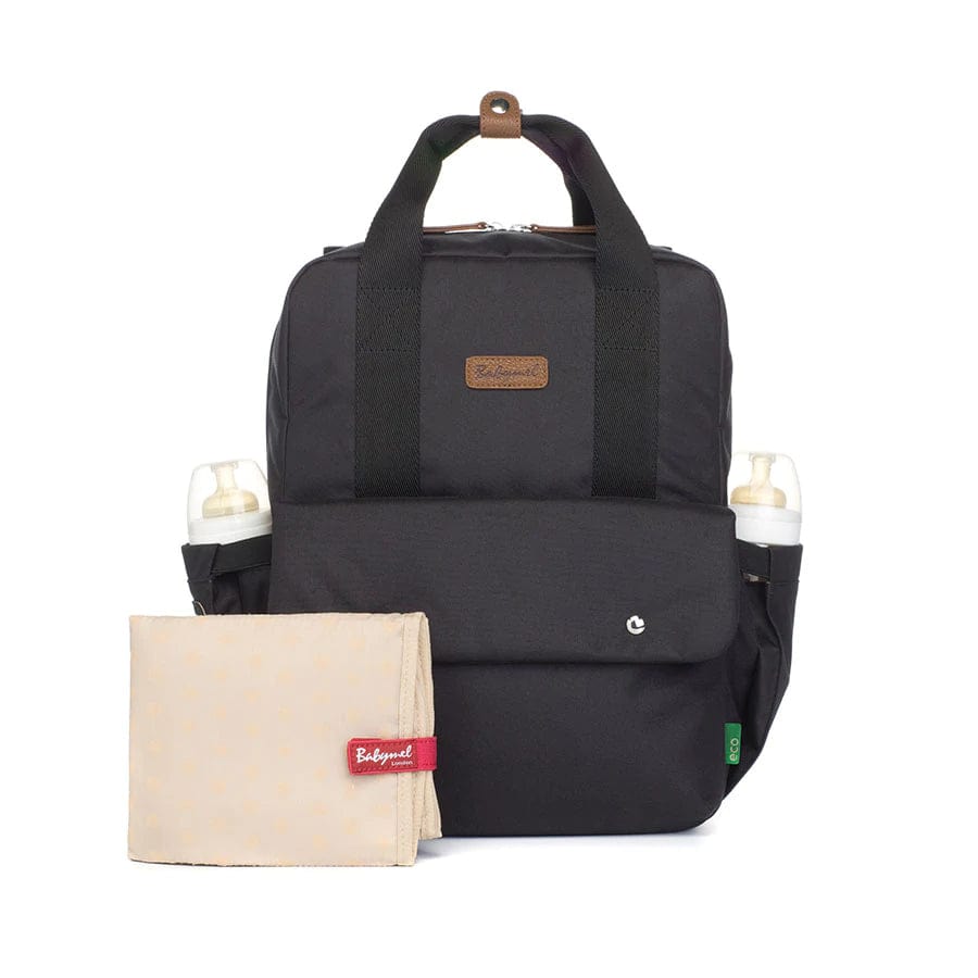 Babymel Georgi Eco-Friendly Vegan Leather Diaper Backpack - Stylish & Spacious Baby Bag for Moms, Perfect for Travel, Daycare & On-The-Go Parenting
