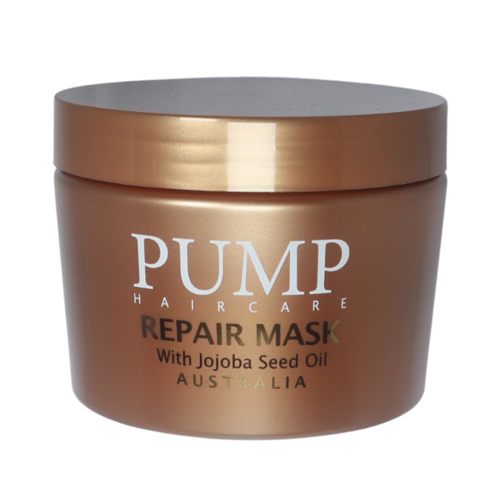 Pump Haircare Repair Mask - Deep Conditioning Treatment for Damaged Hair - 300ml - Restores Shine & Softness - Perfect for Dry, Frizzy & Color-Treated Hair