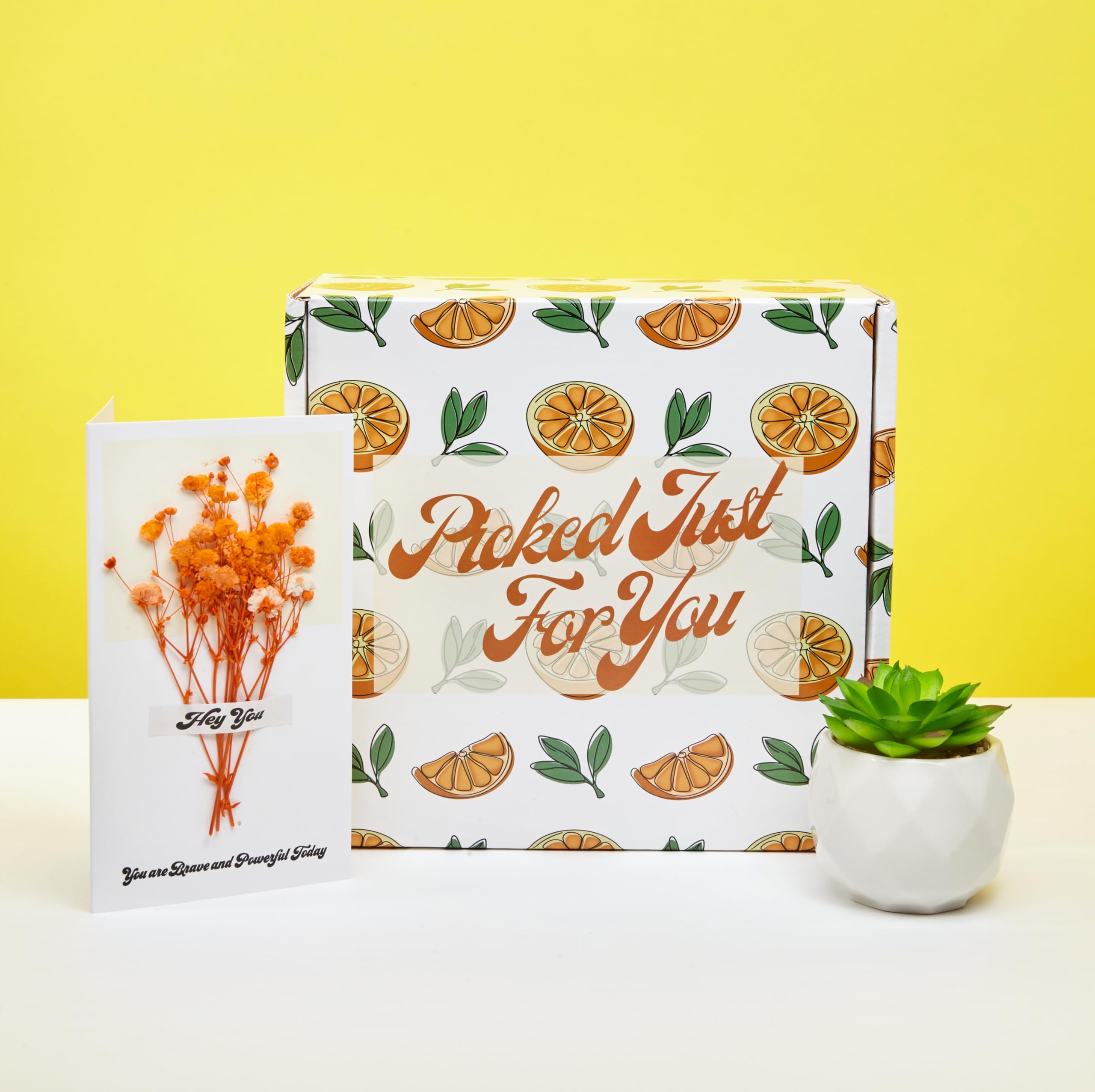 Orange Themed Gift Baskets for Women - Premium Self Care & Get Well Soon Care Package - Thoughtful Thinking of You Gifts - Perfect for Birthdays, Holidays & Recovery - Made in USA