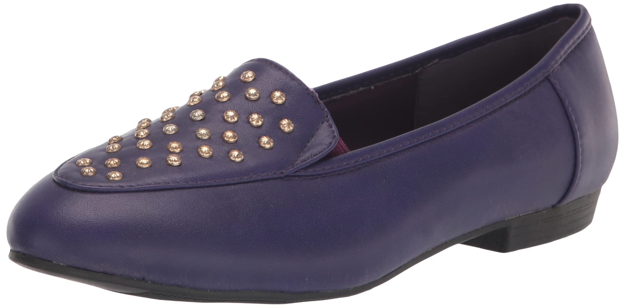 AmeriMark Women's Comfortable Emily Dress Loafers - Slip-On Flats for Work, Office & Formal Occasions - Casual & Professional Shoe for Everyday Wear