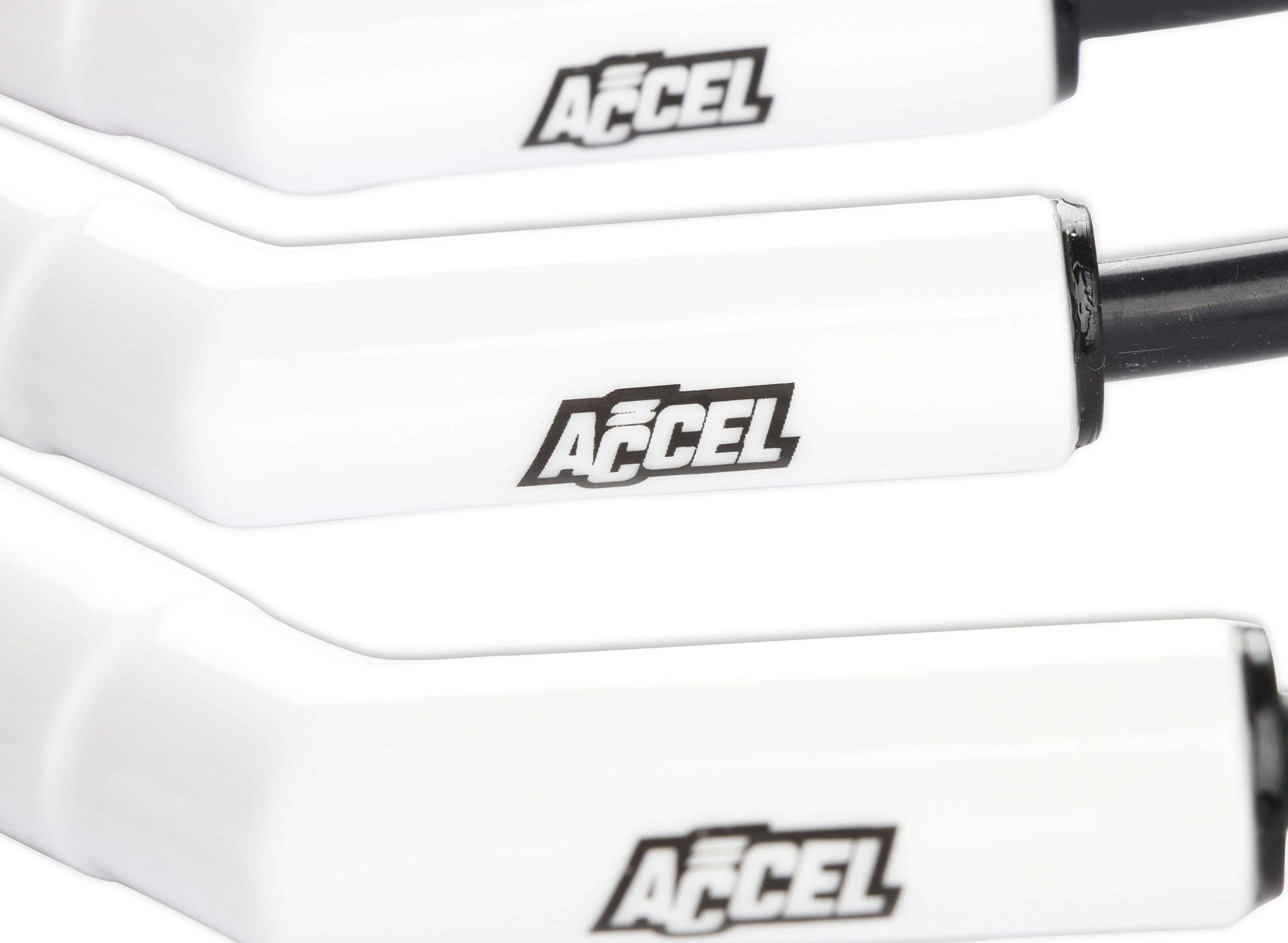 ACCEL 9065C Extreme 9000 Spark Plug Wire Set with Ceramic Boot - High Performance Ignition Wires for Racing, Hot Rods & Muscle Cars