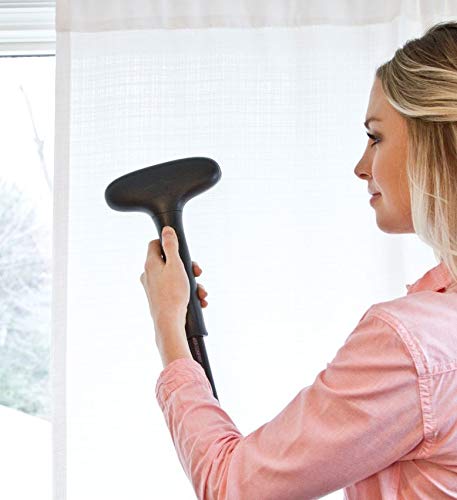 Jiffy Steamer J-4000 Professional Garment Steamer with Plastic Steam Head - 120 Volt, 20 x 11 x 64 Inches, Gray - Perfect for Home, Office, and Travel Use