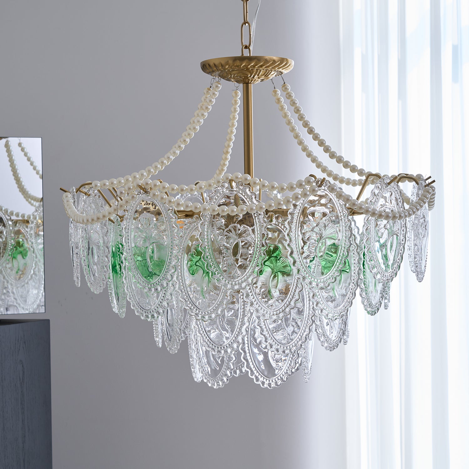 Varvara Chandelier - Modern Crystal Ceiling Light Fixture for Dining Room, Living Room & Bedroom | Elegant Lighting Decor for Home & Office