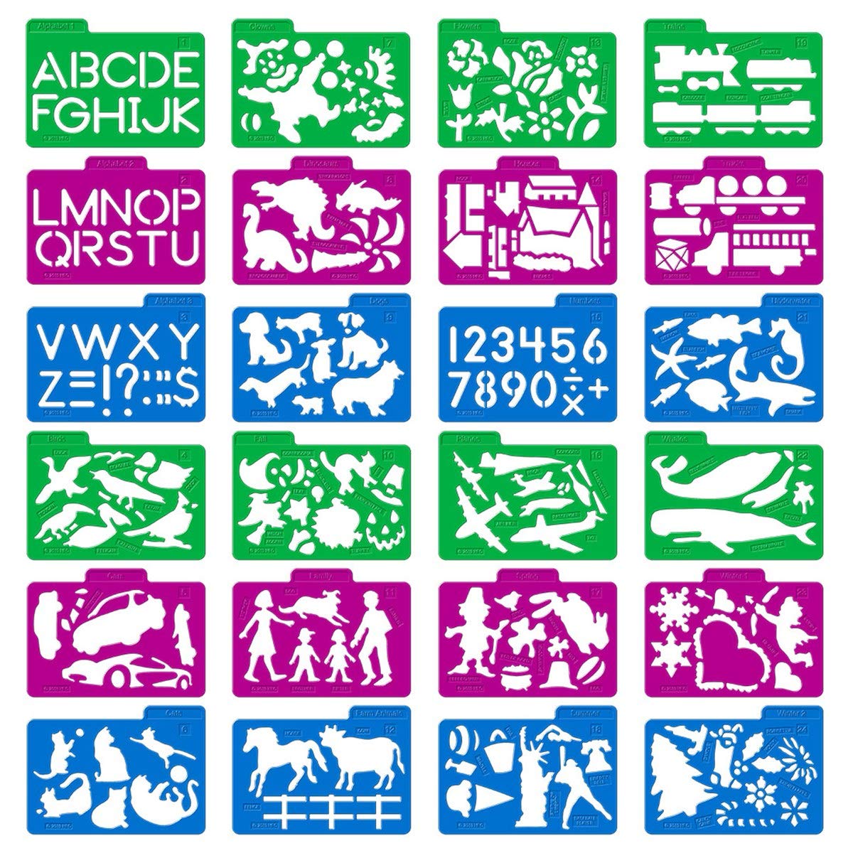 Essential Learning Products Stencil Mill - High-Quality Stencils for DIY Crafts, Scrapbooking & Home Decor Projects