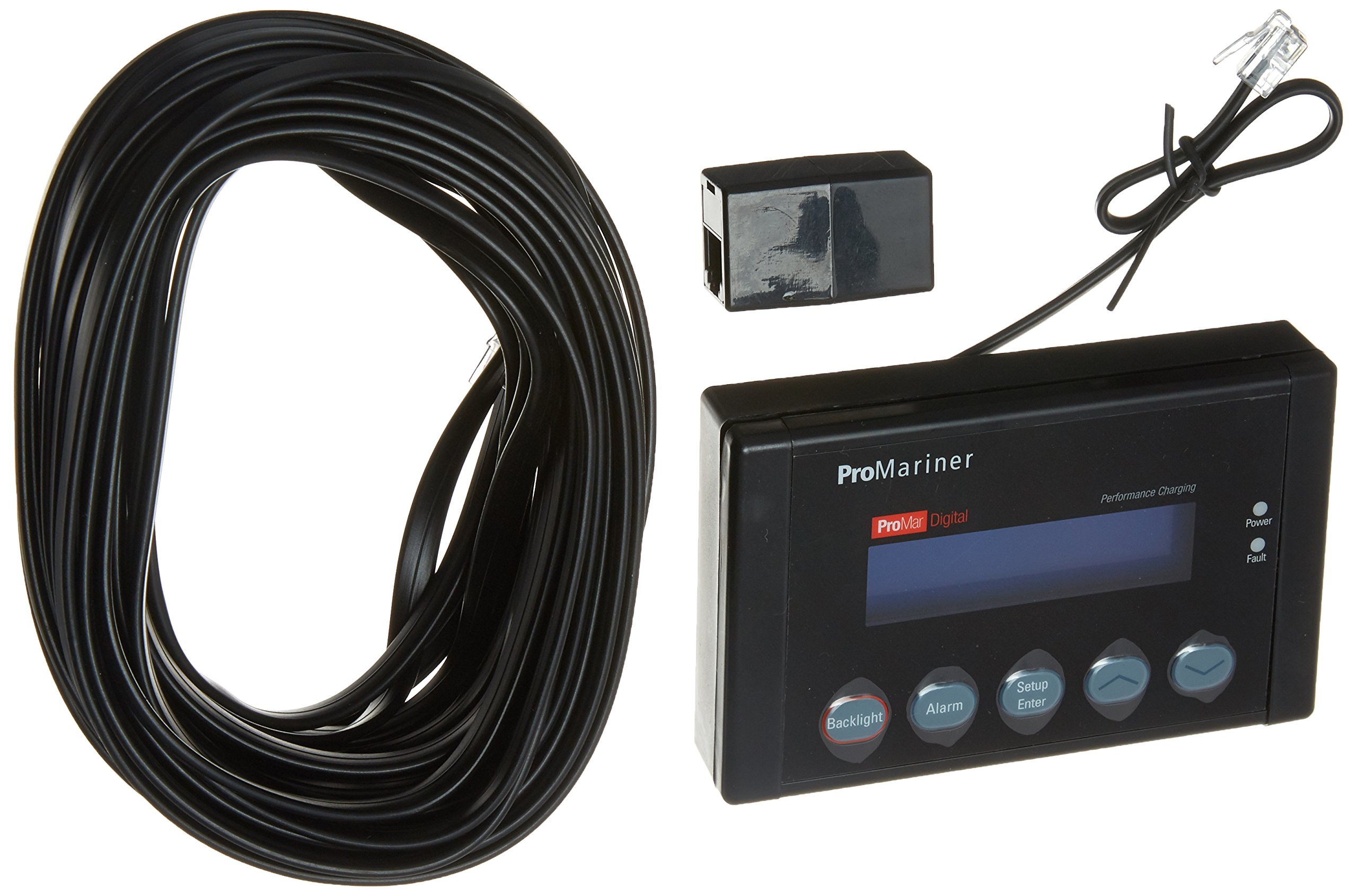 ProMariner 63100 ProNautic P Helm Remote with LCD Display - Waterproof Marine Battery Charger Remote Control for Boats, Yachts & RVs | Easy Monitoring & Charging Onboard