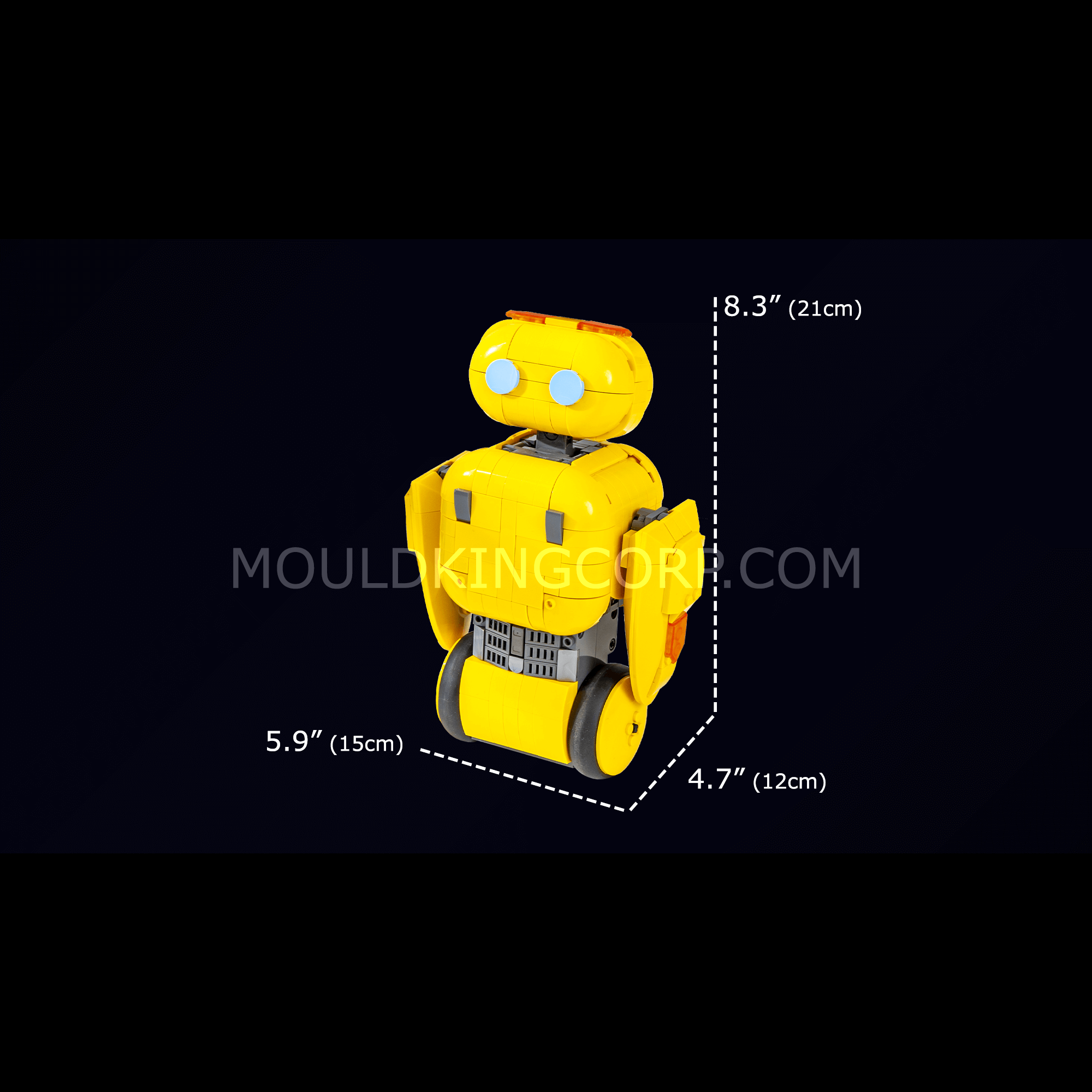 Mould King 13100 STEM Programmable RC Self Balancing Robot Building Kit - 496 PCS Educational Toy for Kids & Adults | Science Project, Coding Learning, Robotics Gift