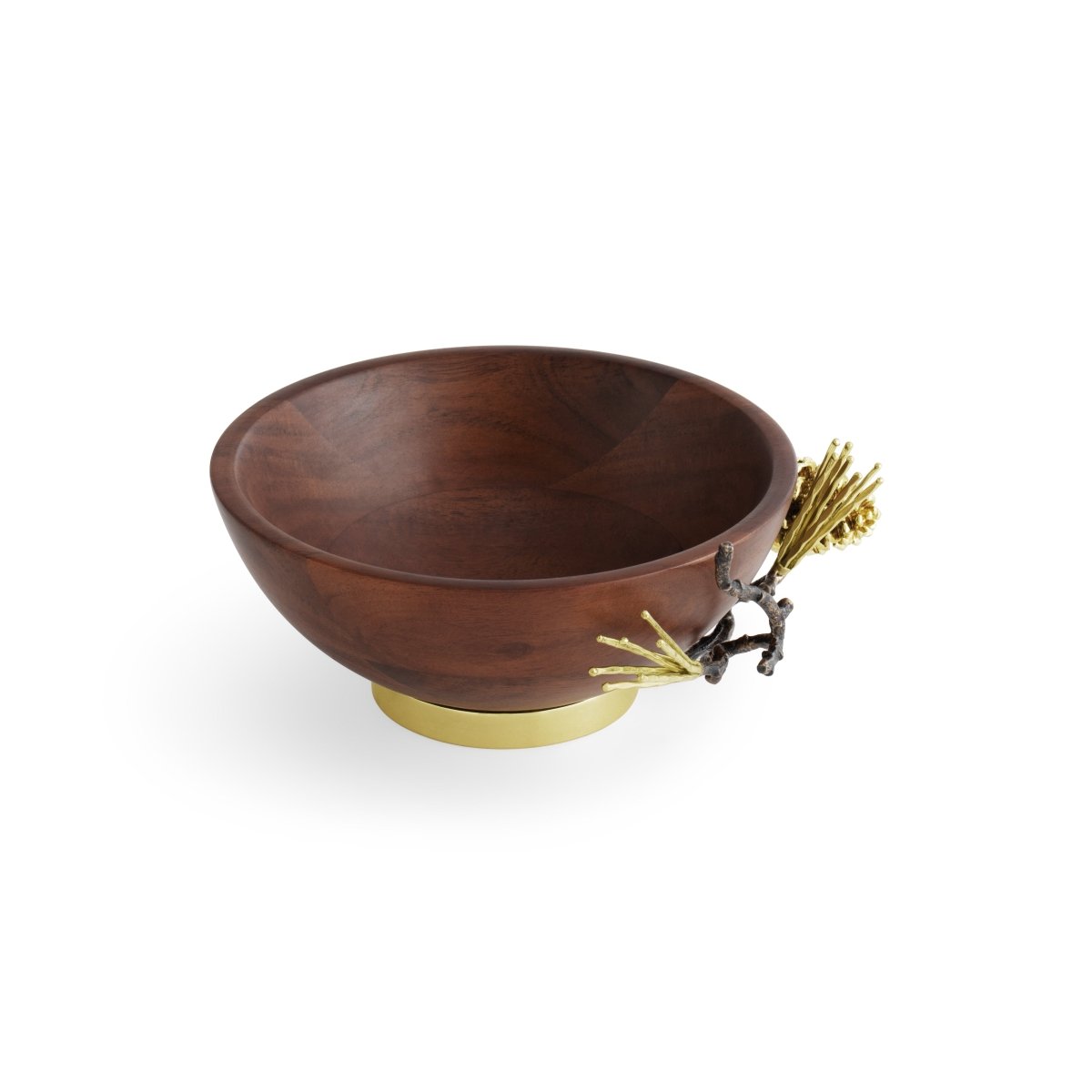 Handmade Pine Cone Wood Small Bowl - Natural Rustic Decorative Bowl for Home Decor, Kitchen, Dining Table & Gift Giving