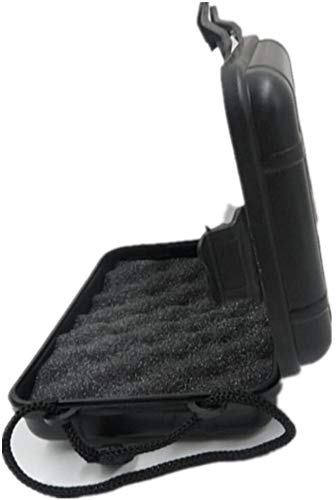 Plastic Broadheads Storage Box - Portable & Convenient Black Broadhead Organizer Case with Flashlight Holder | Perfect for Hunting, Archery & Outdoor Adventures