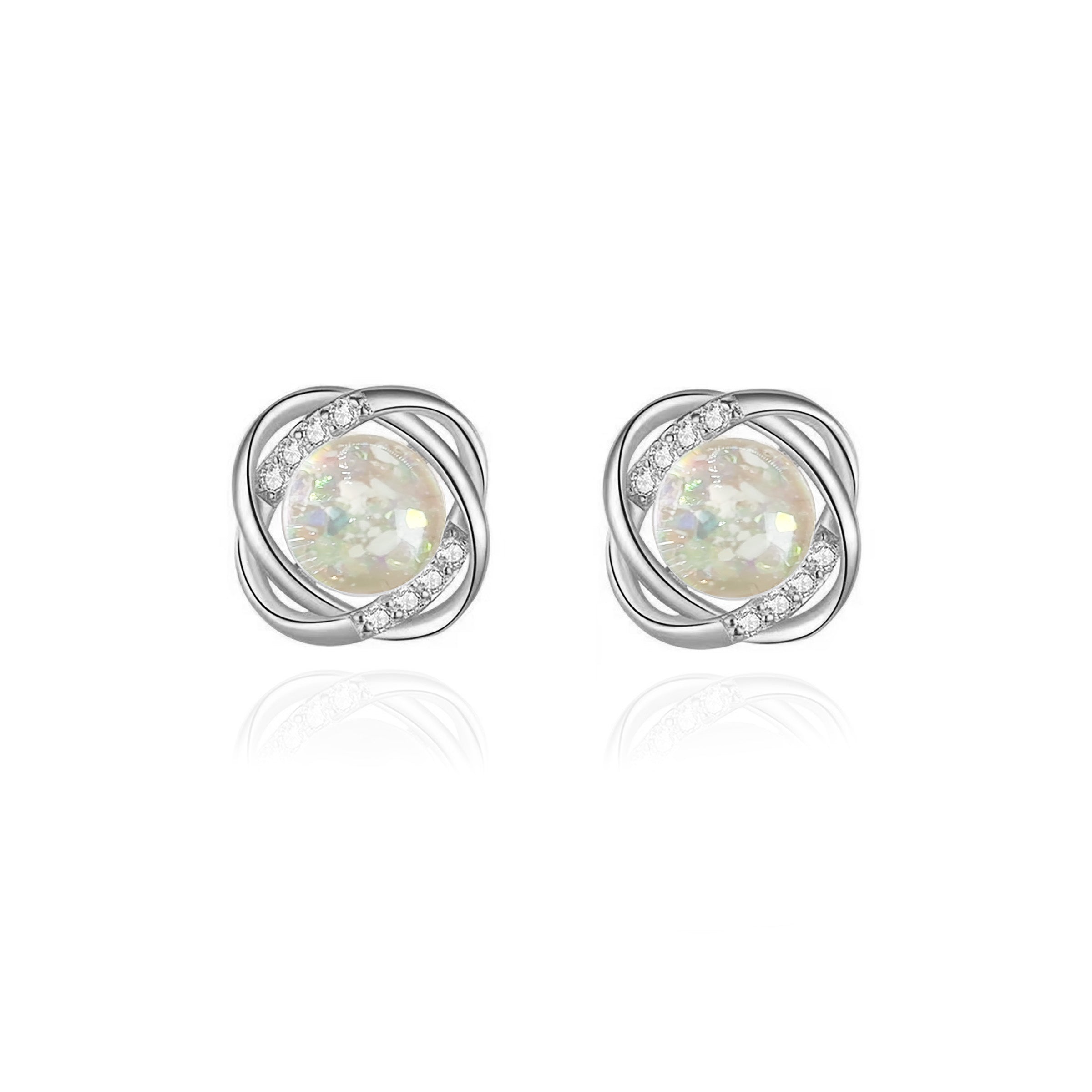 Enchanted Pearl Ashes Earrings - Elegant Memorial Jewelry for Loved Ones | Perfect for Remembrance, Sympathy Gifts & Special Occasions