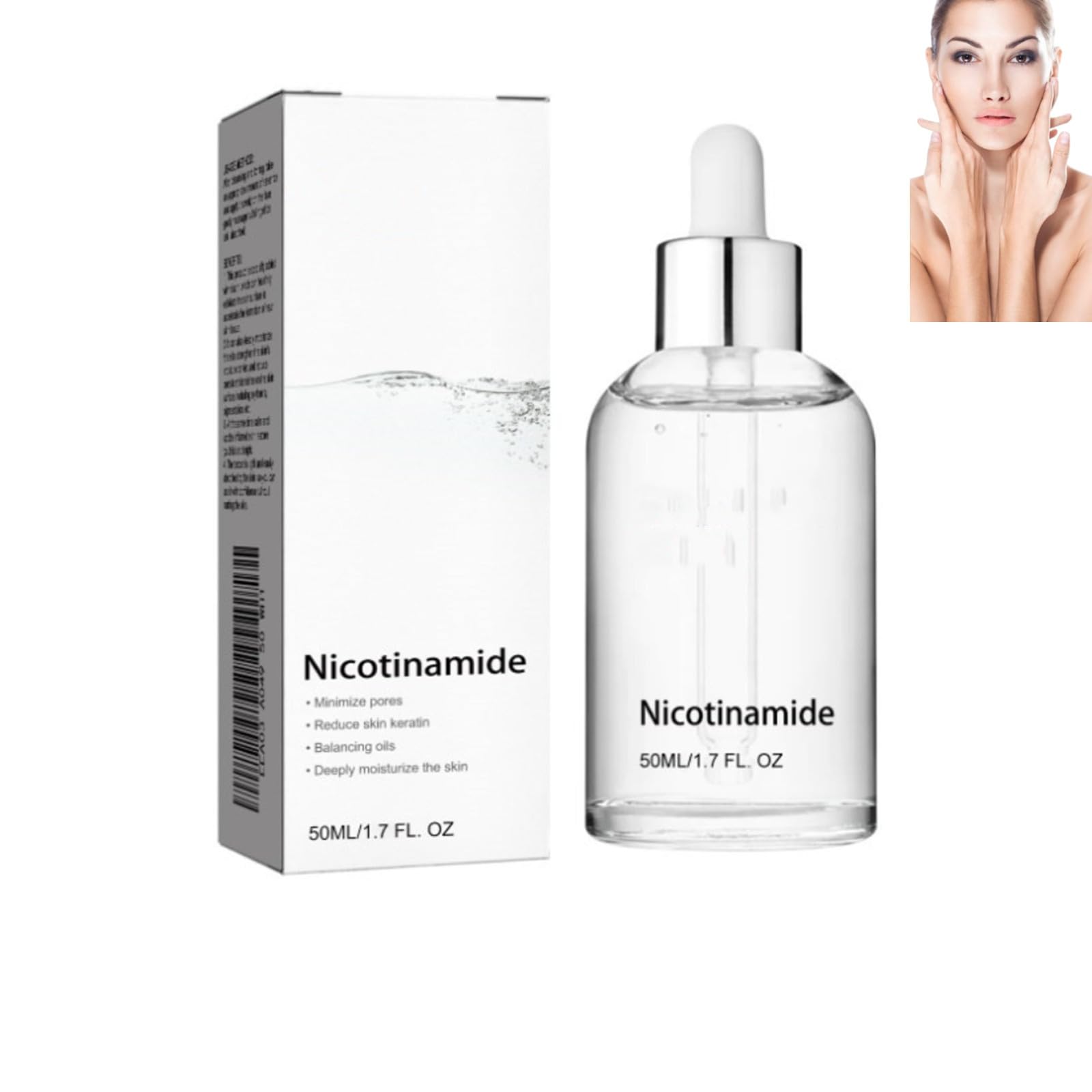 Niacinamide Serum for Freckles & Blemish Removal - Brightening Facial Treatment for Dark Spots & Hyperpigmentation | Perfect for Daily Skincare Routine & Nighttime Use