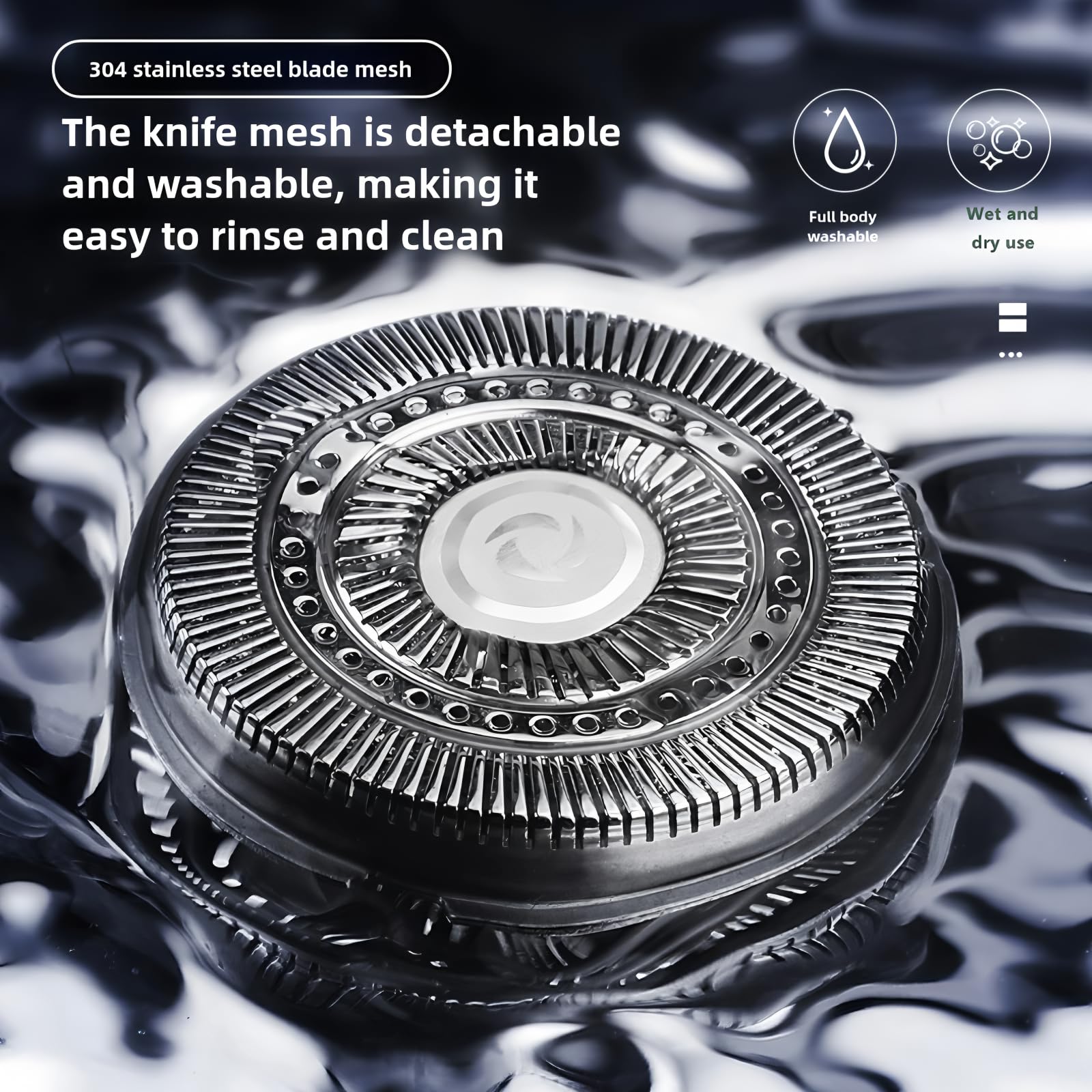 2025 New Mini Electric Shaver for Men - Portable Rechargeable Waterproof Travel Razor | Perfect for Daily Shaving & On-the-Go Grooming | Ideal Gift for Business Trips, Camping & Home Use (Gold)